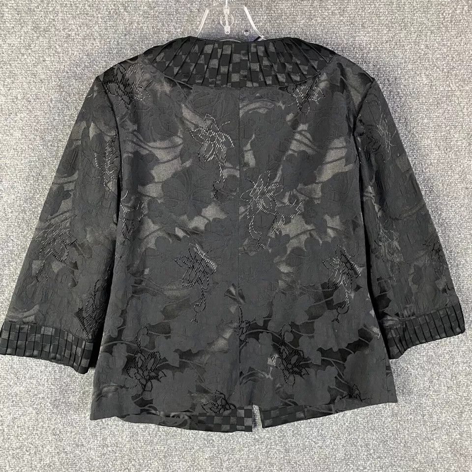 Chicos Chico's Jacket Women's 1 Blazer Floral Polyester Blend Size ONE SIZE - 7 Thumbnail