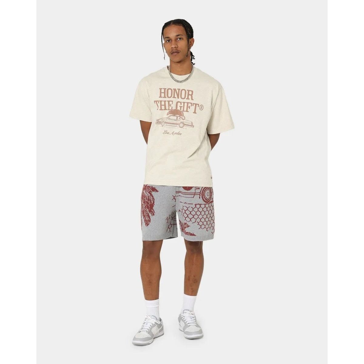 Honor the Gift Honor The Gift Men's Jungle Heavyweight Knit Cotton Shorts Size US 34 / EU 50 - 7 Thumbnail