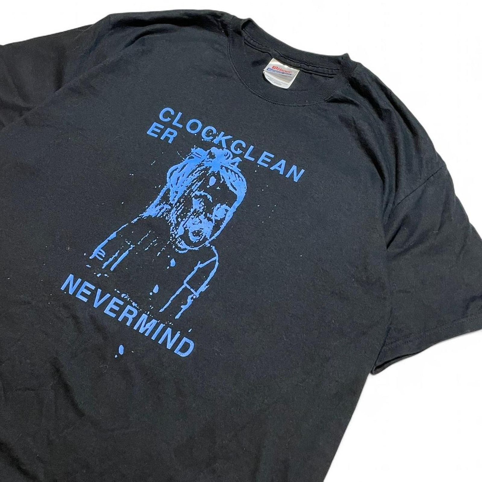 Other 90s vintage Clock Cleaner Nevermind Punk Band T-shirt L Size US L / EU 52-54 / 3 - 2 Thumbnail