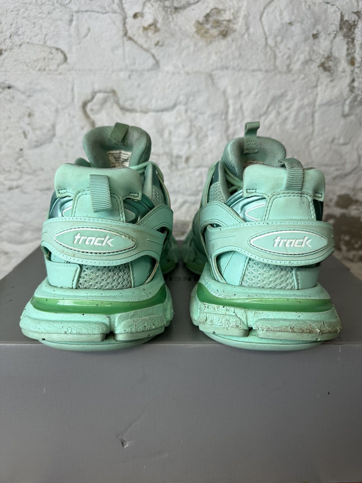 Balenciaga Balenciaga Track Runner Tiffany Sneaker Size 44 Size US 11 / EU 44 - 4 Thumbnail