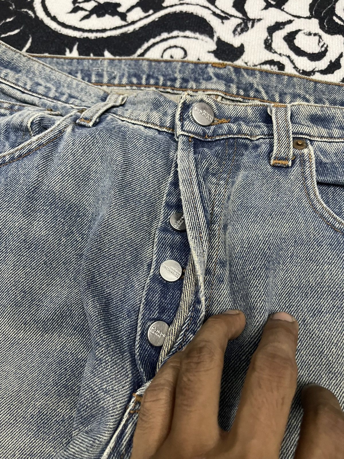Iceberg 90s ICEBERG JEANS SIDE CORDUROY DESIGN RARE Size US 31 - 13 Thumbnail
