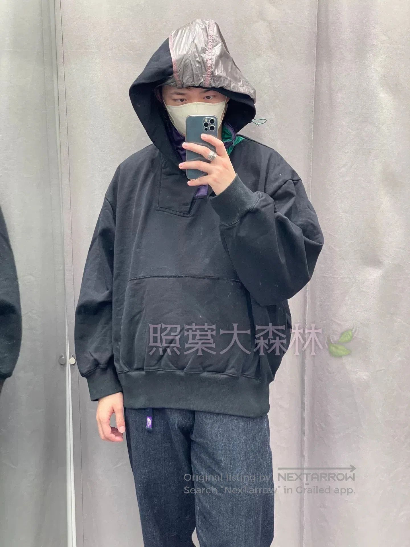 Kolor stylish black hoodie with unique details. Size US L / EU 52-54 / 3 - 3 Thumbnail