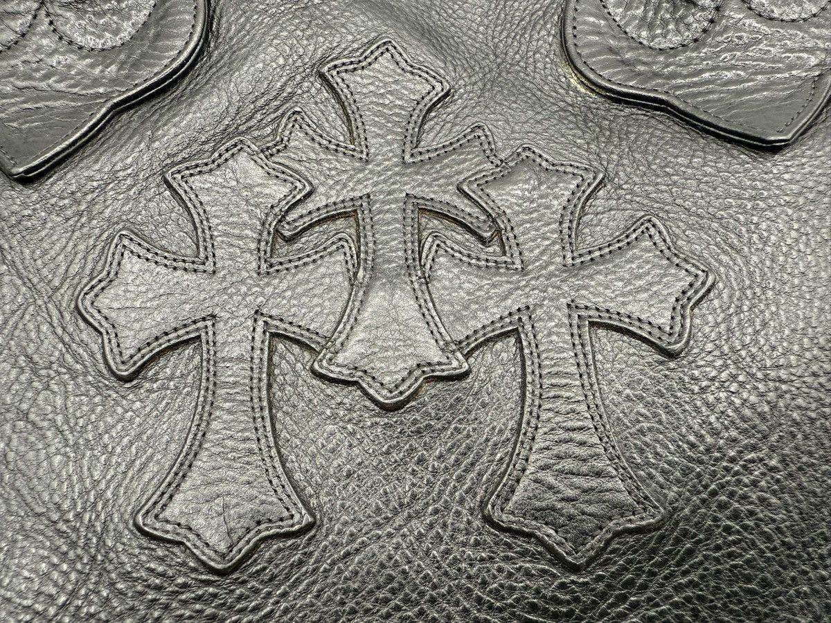 Chrome Hearts Chrome Hearts Cemetery cross leather tote bag Size ONE SIZE - 6 Thumbnail