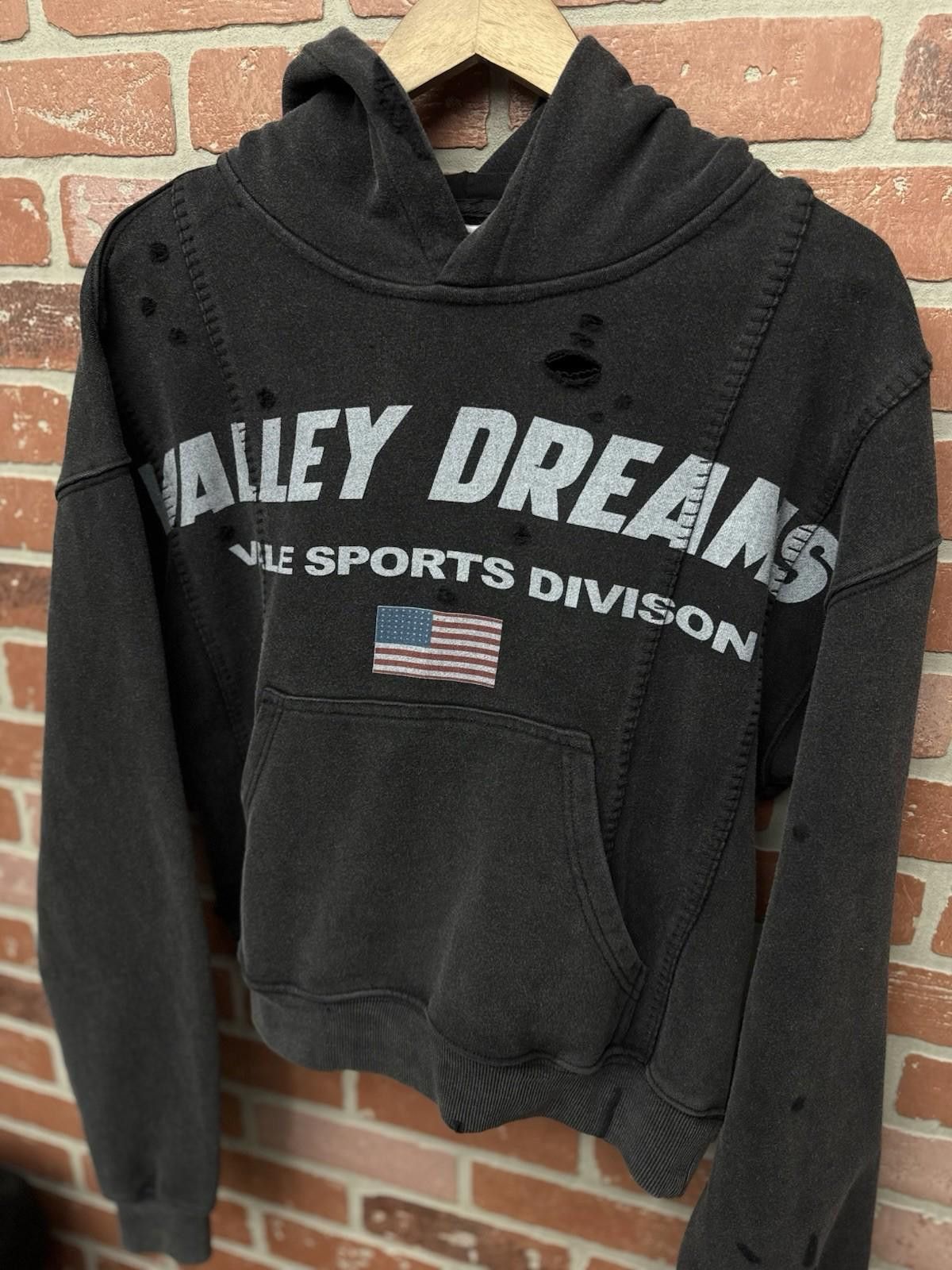 Vale Size Small- Vale Black Pull Over Hoodie Grey Authentic NEW Size US S / EU 44-46 / 1 - 4 Thumbnail