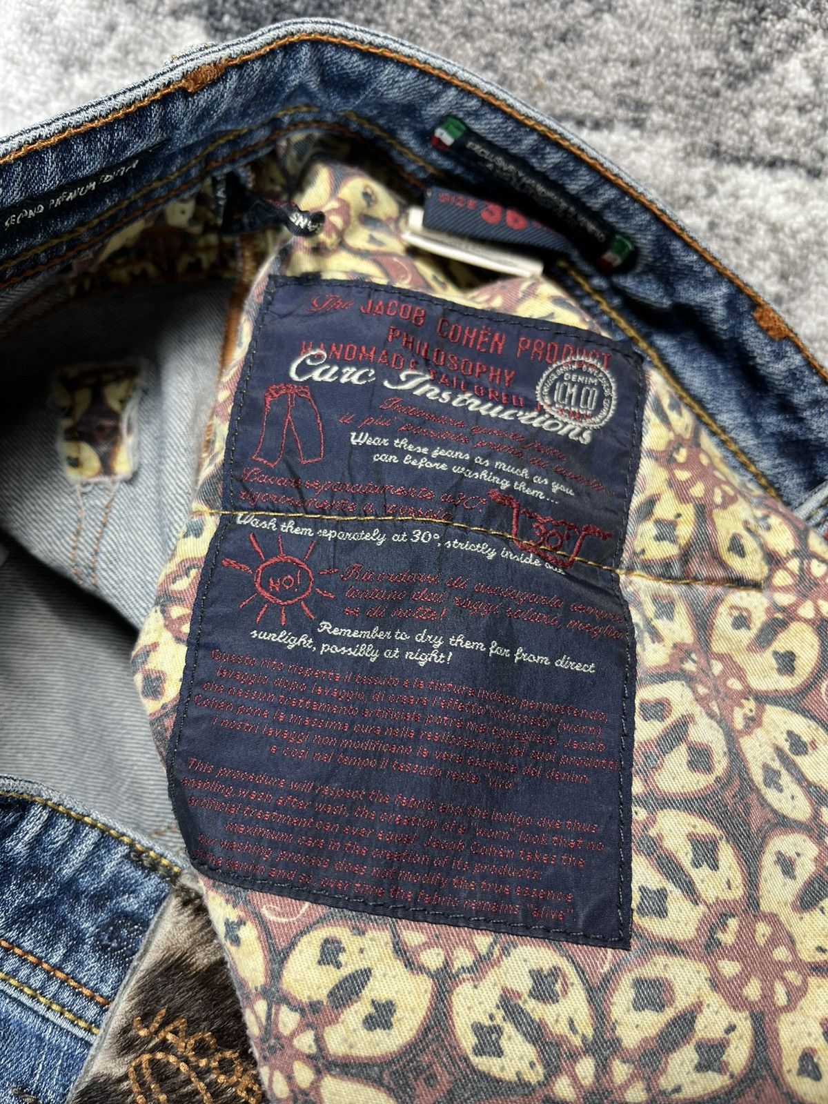 Jacob Cohen Jacob Cohën Jeans Blue Luxury Denim Italian W36 Rare Size US 36 / EU 52 - 12 Thumbnail