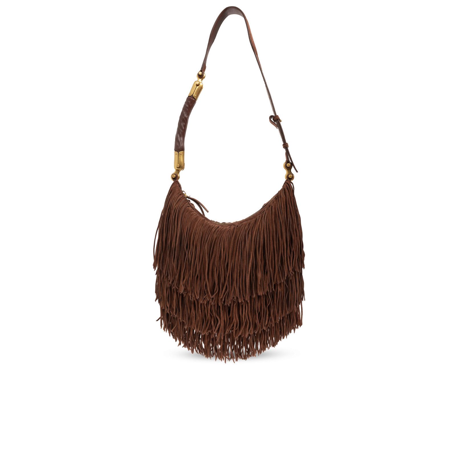 Balmain BALMAIN Ebene Hobo Medium Brown Shoulder Bag New & Authentic Size ONE SIZE - 1 Thumbnail