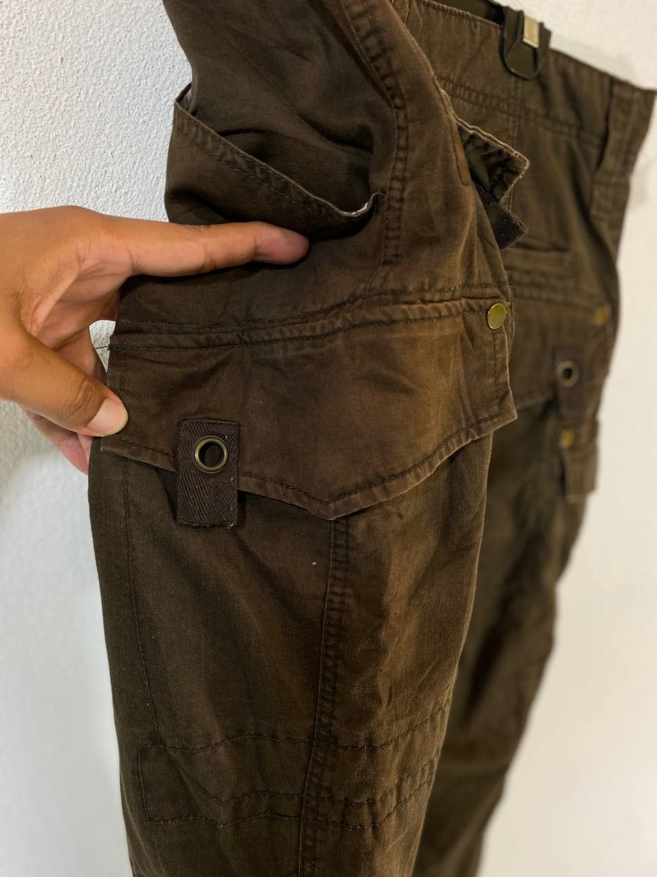 If Six Was Nine japanese brands cargo pants bondage style Size US 35 - 4 Thumbnail