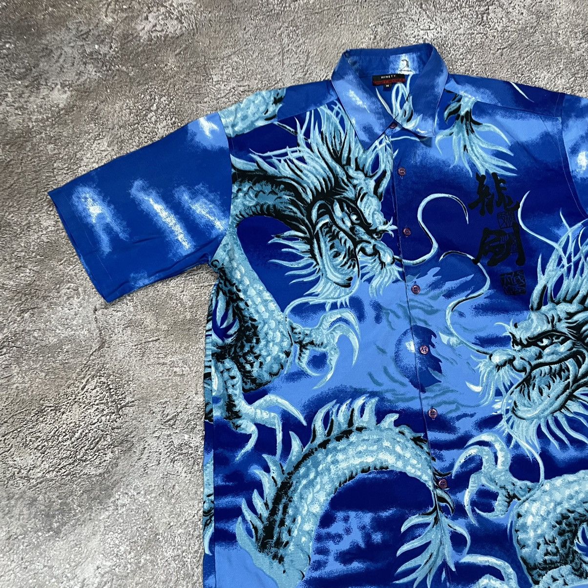 Vintage Vintage Y2K Dragon Abstract All Over Print Graphic Tee Stree Size US M / EU 48-50 / 2 - 3 Thumbnail
