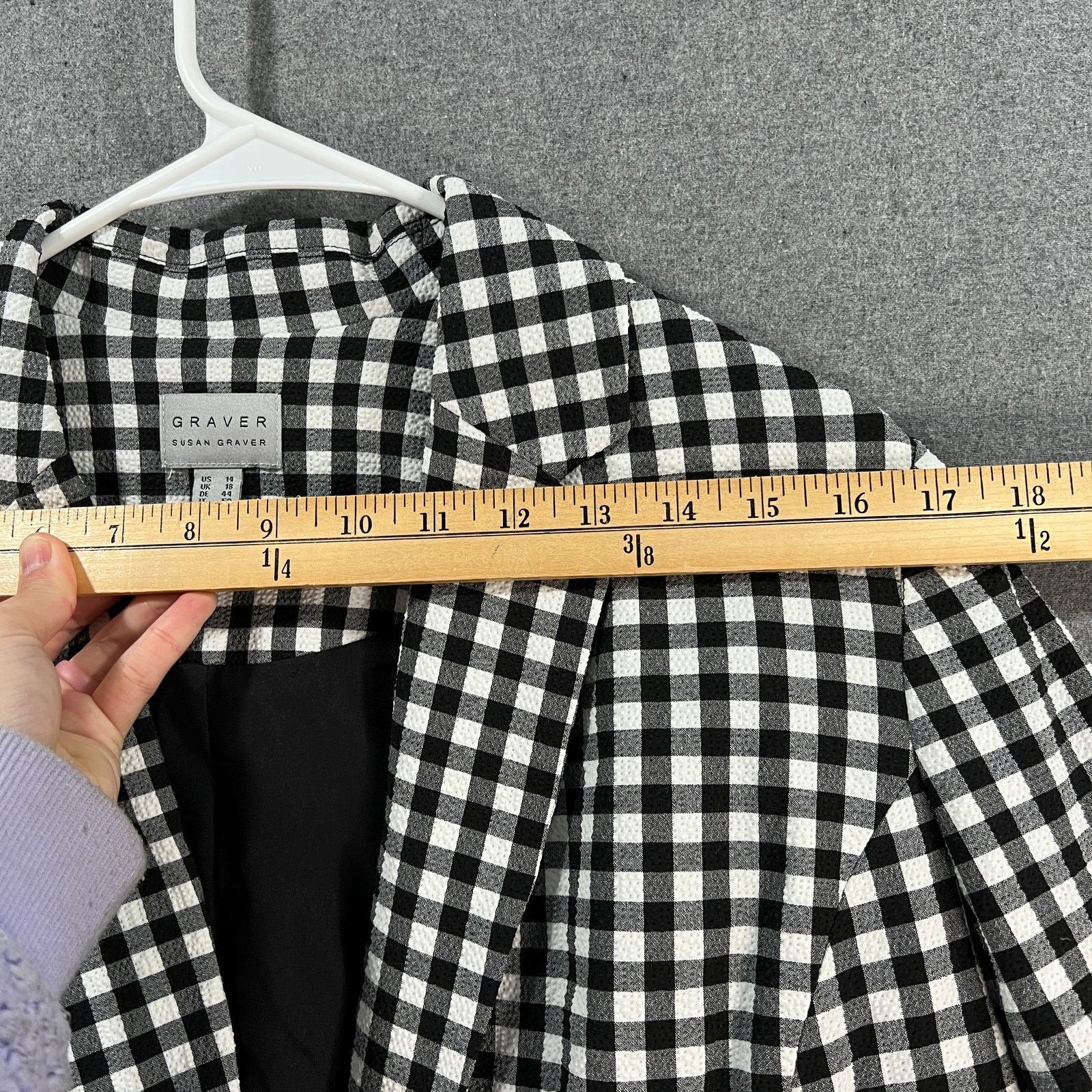 Other Susan Graver Yarn Dyed Woven Gingham Size XL / US 12-14 / IT 48-50 - 6 Thumbnail