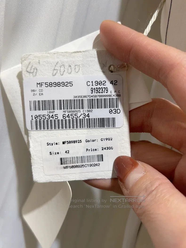 Brunello Cucinelli Brunello Cucinelli White Striped Blazer. Size US S / EU 44-46 / 1 - 4 Thumbnail