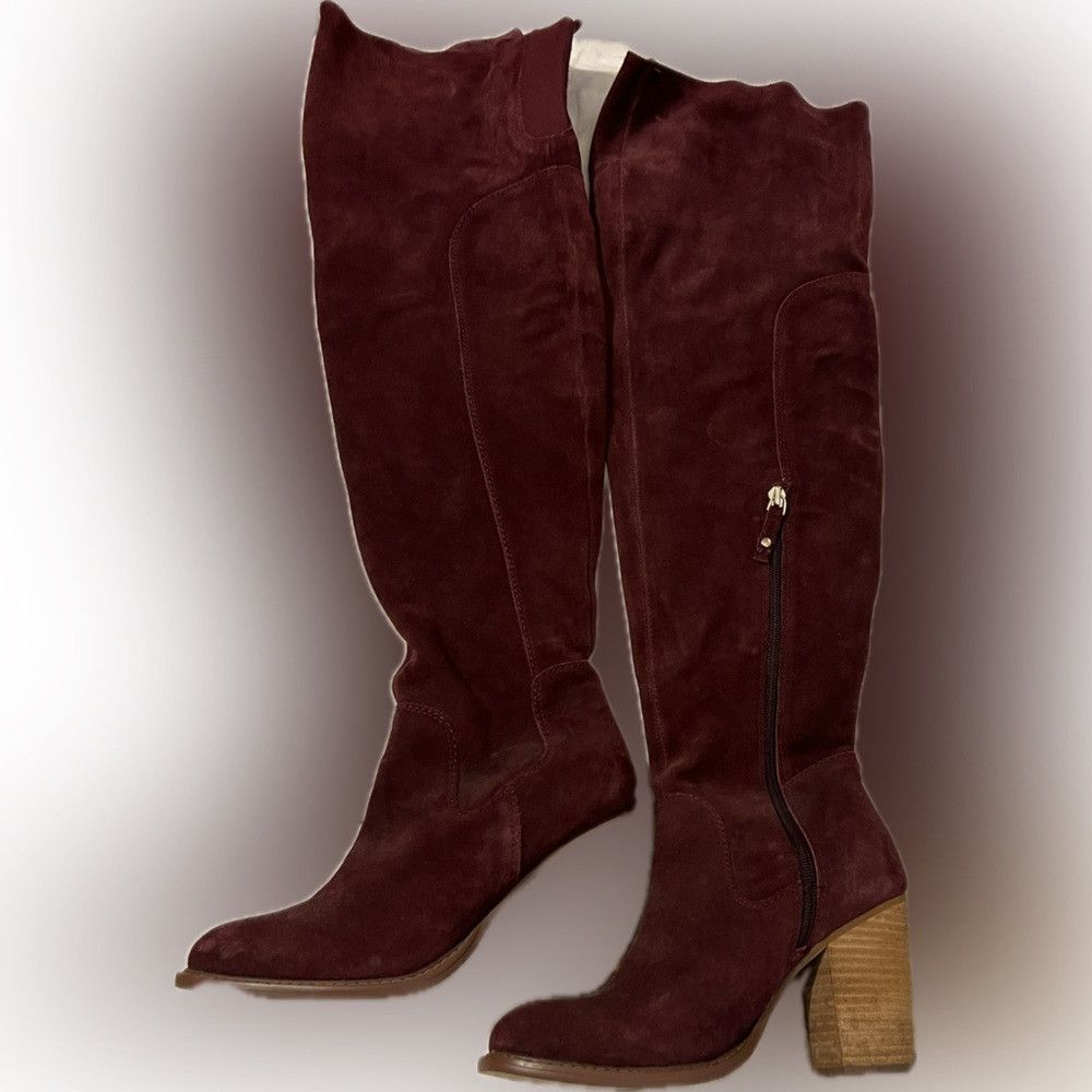 Anthropologie Free people over the knee suede boot Kelsi Dagger Brooklyn 9 Size US 9 / IT 39 - 6 Thumbnail