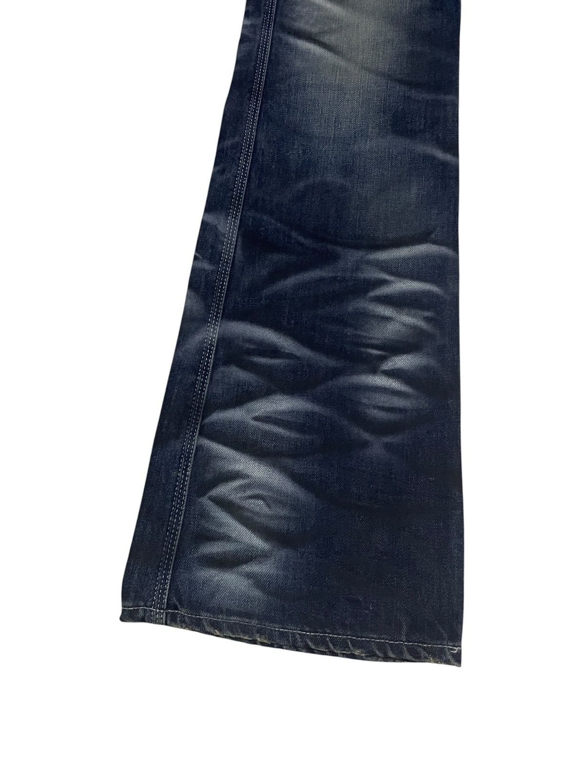 Le Grande Bleu (L.G.B.) Rare Vintage Japanese Brand Urban Craft Flared Jeans 2000s Size US 30 / EU 46 - 7 Thumbnail
