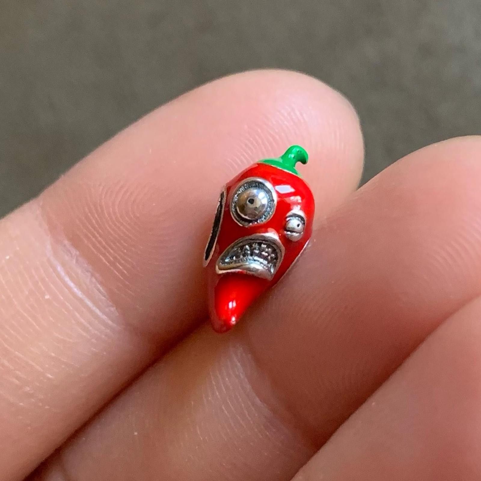 Other NWOT Red Hot Chili Pepper Charm Sterling Silver 925 Size ONE SIZE - 3 Thumbnail