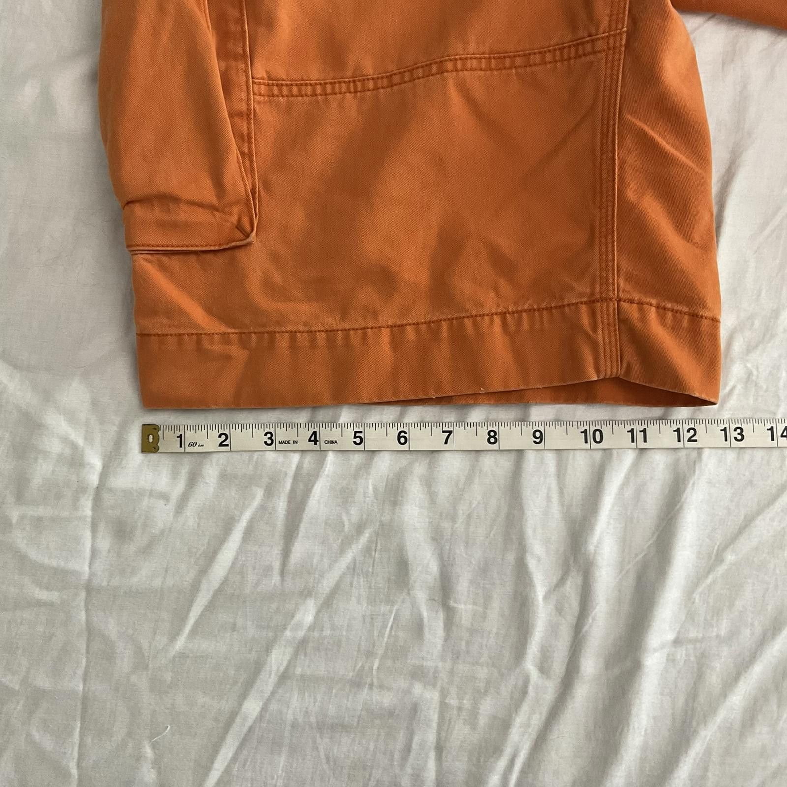 Polo Ralph Lauren VTG y2k POLO Ralph Lauren orange baggy long cargo shorts 36 Size US 36 / EU 52 - 5 Thumbnail