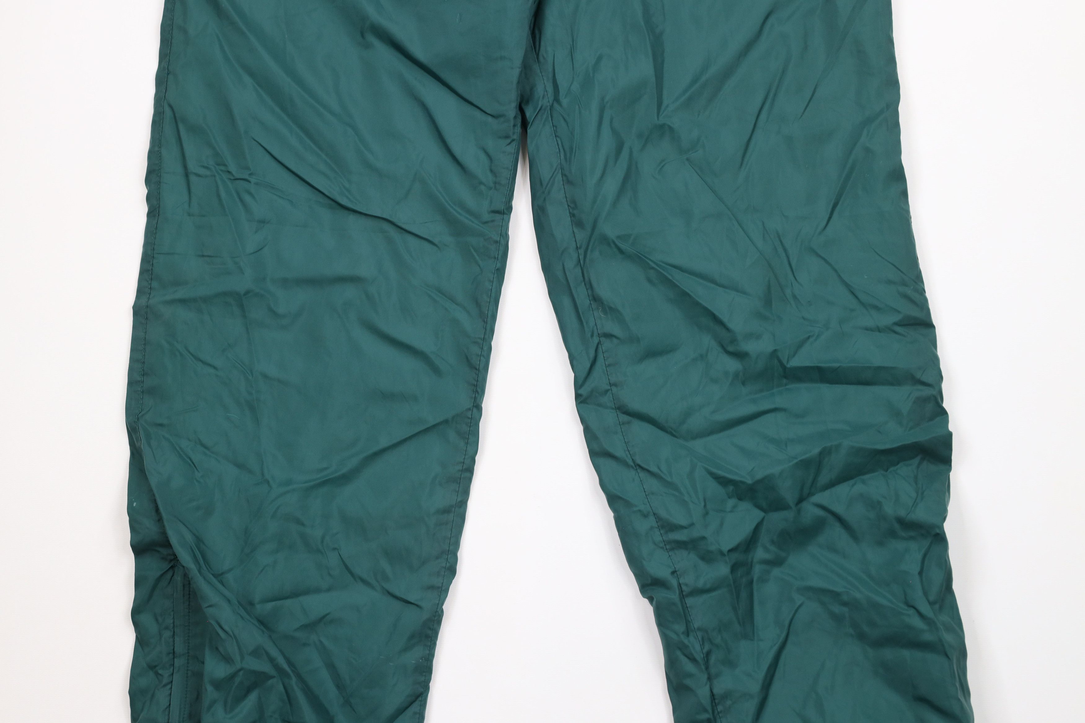 Adidas × Vintage Vintage 90s Adidas Lined Nylon Joggers Jogger Pants Green Size 30 - 3 Thumbnail