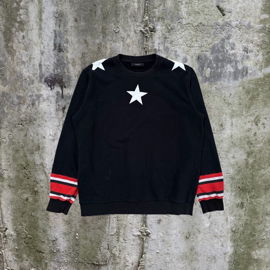 Givenchy Givenchy Stars Crewneck Size US L / EU 52-54 / 3 - 1 Thumbnail