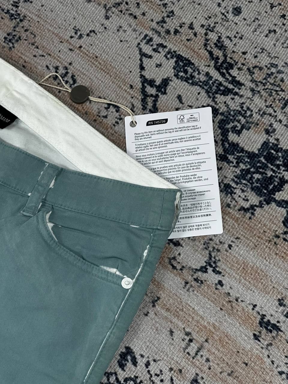 Armani Rare NEW Armani Jeans Painted White Pants Size 27" / US 4 / IT 40 - 6 Thumbnail
