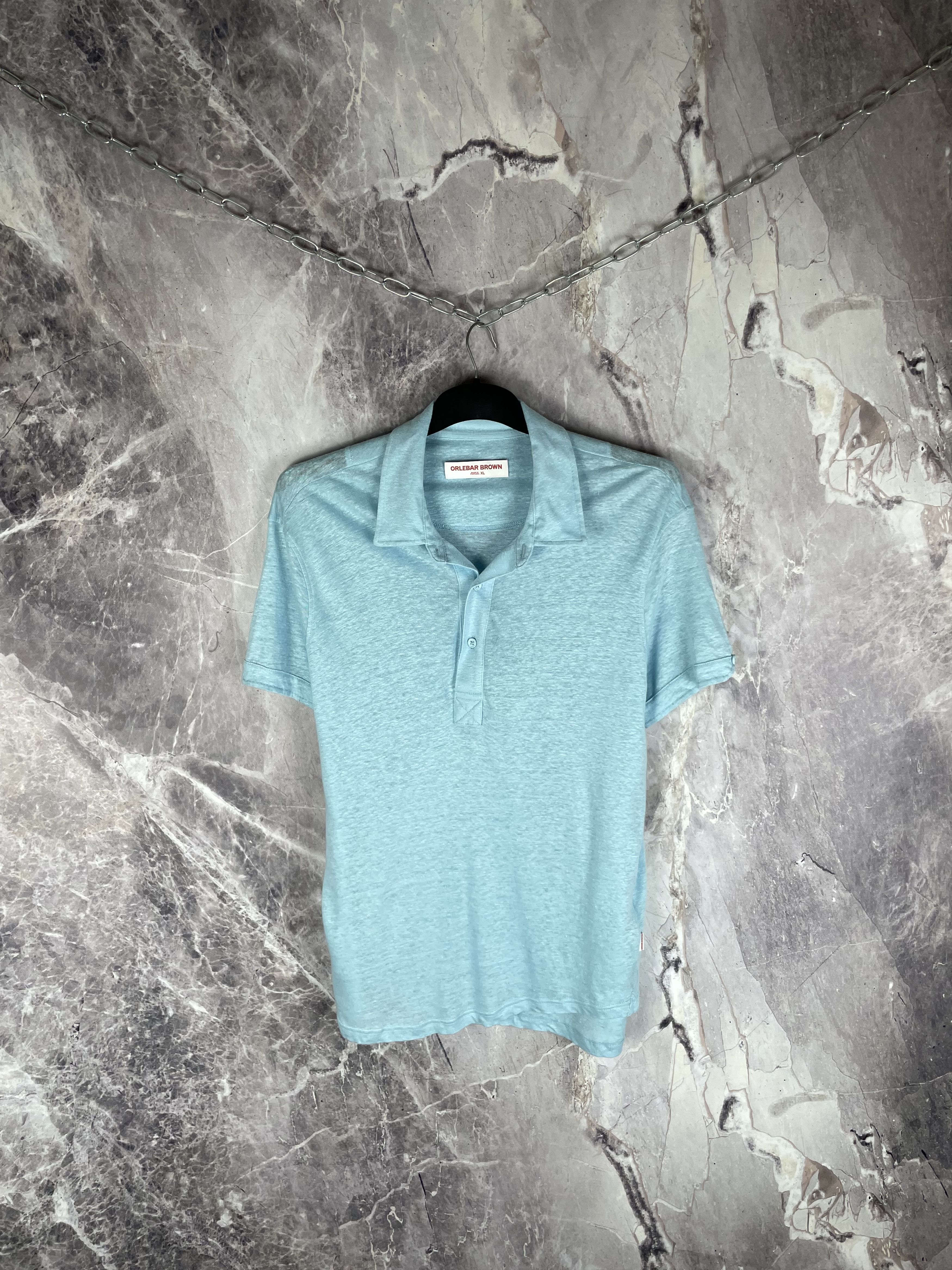 Orlebar Brown Orlebar Brown linen Polo Size US XL / EU 56 / 4 - 1 Thumbnail