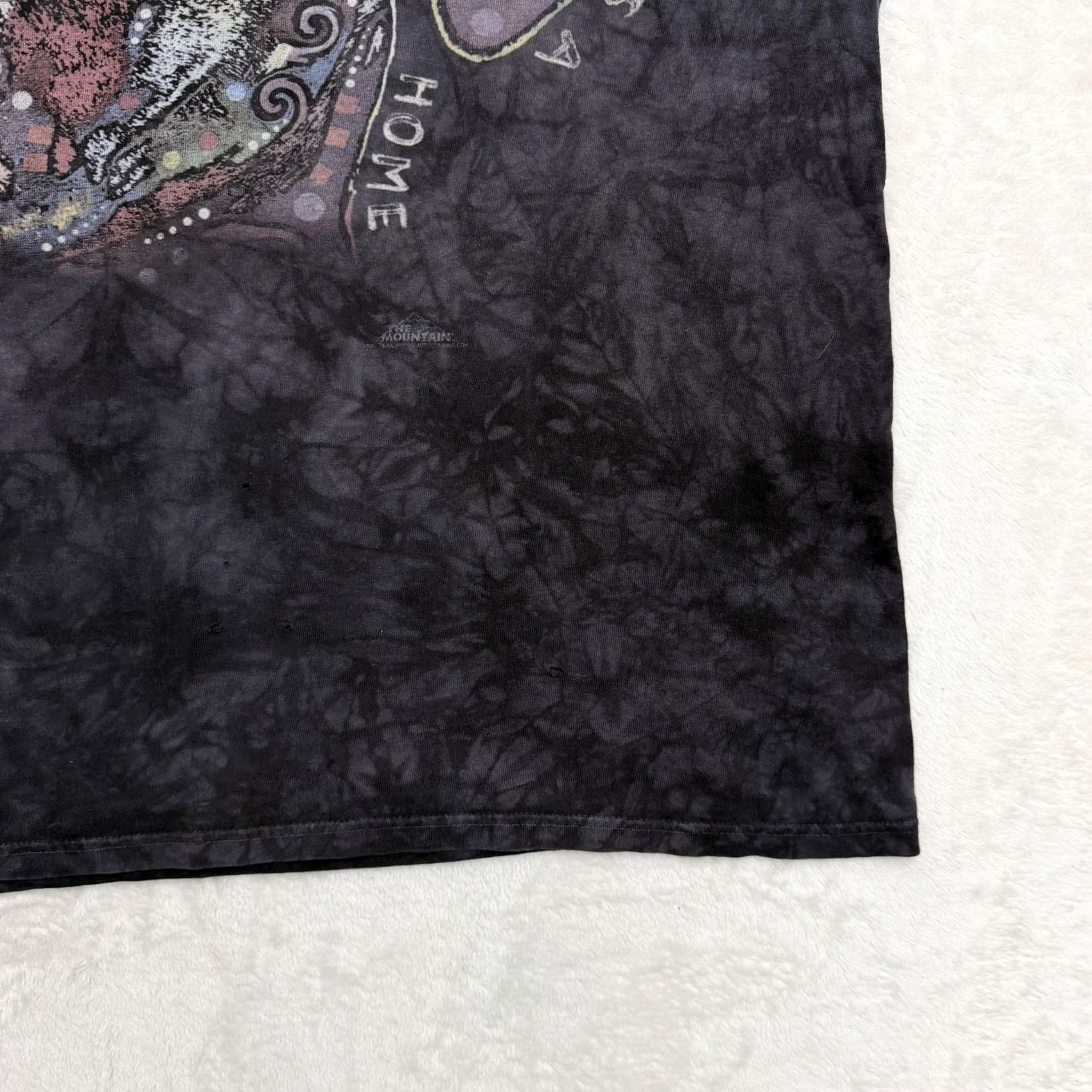The Mountain The Mountain Shirt Mens XL Black Tie Dye Dog Rescue Graphic In A Perfect World Size US XL / EU 56 / 4 - 4 Thumbnail