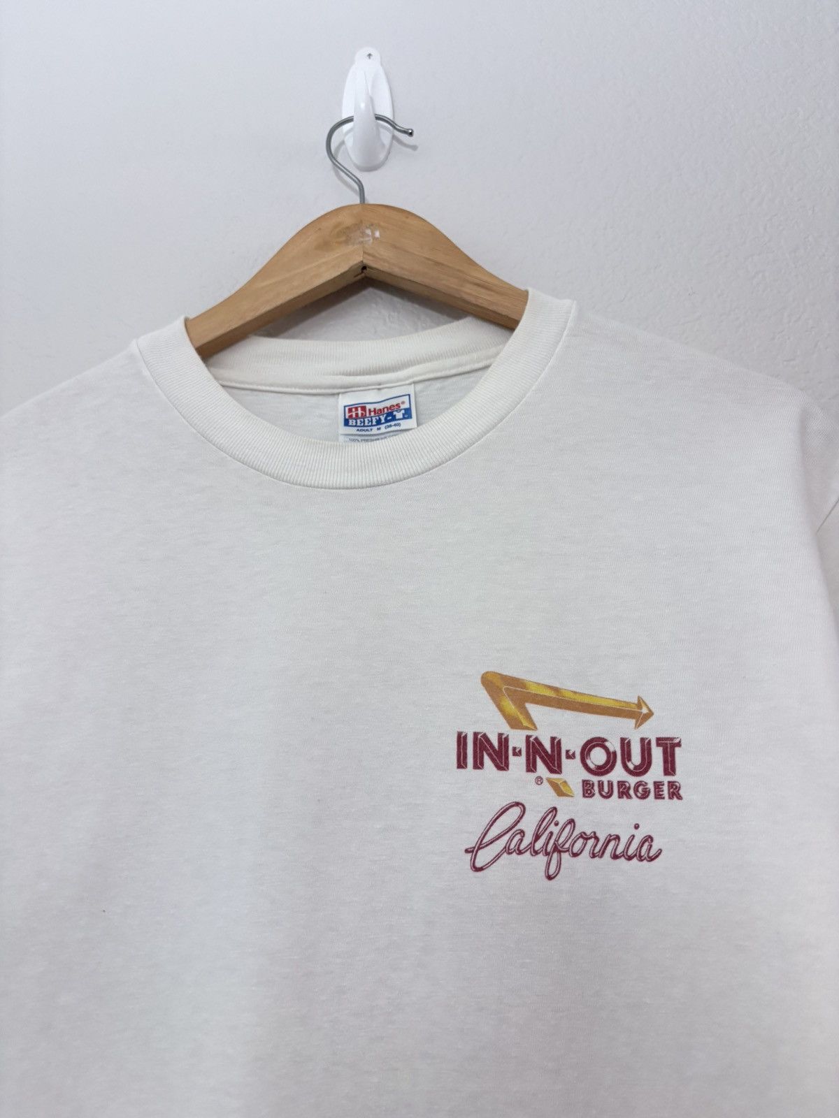 Vintage 90’s In n Out Vintage Motorcycle Rare Tee Shirt Size US M / EU 48-50 / 2 - 6 Thumbnail