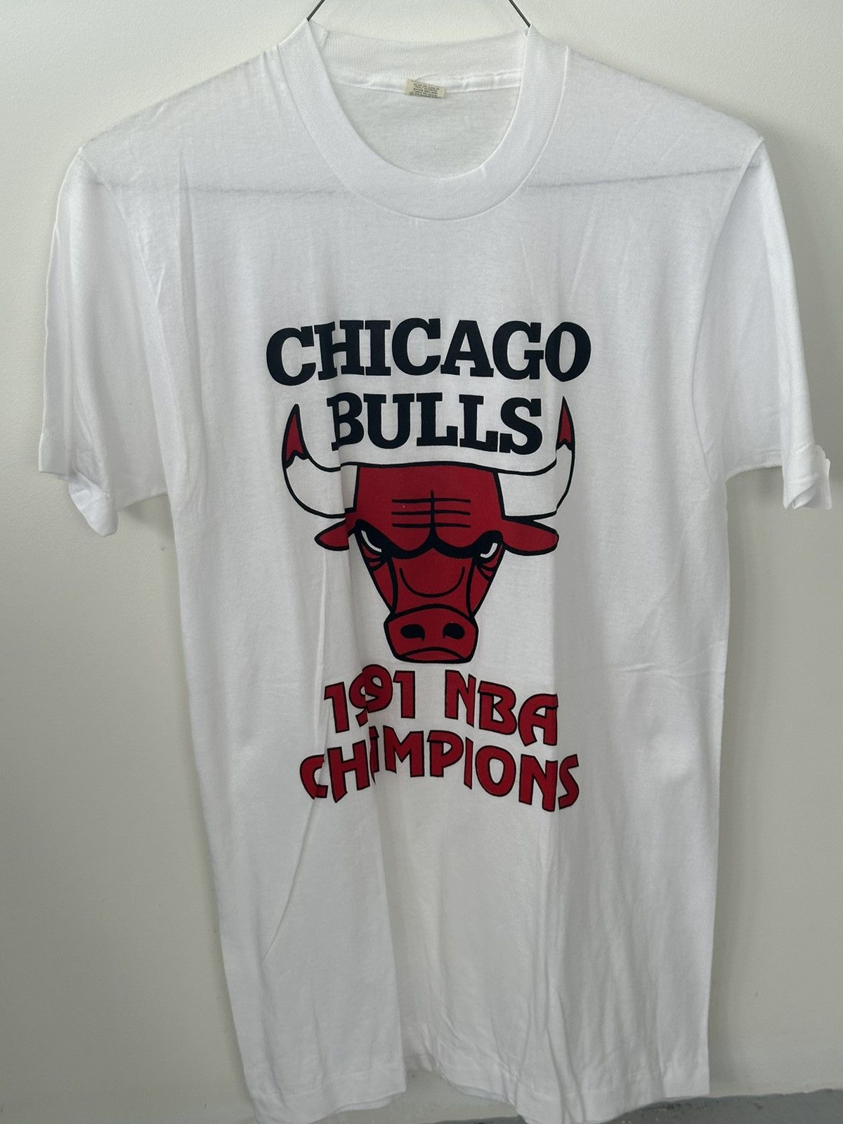 Vintage Chicago Bulls 1991 NBA Champions Size US L / EU 52-54 / 3 - 1 Thumbnail