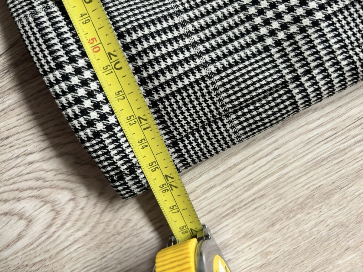 Stella McCartney Stella McCartney Houndstooth Plaid Wool Skirt Front Slit 40 Size 27" / US 4 / IT 40 - 9 Thumbnail