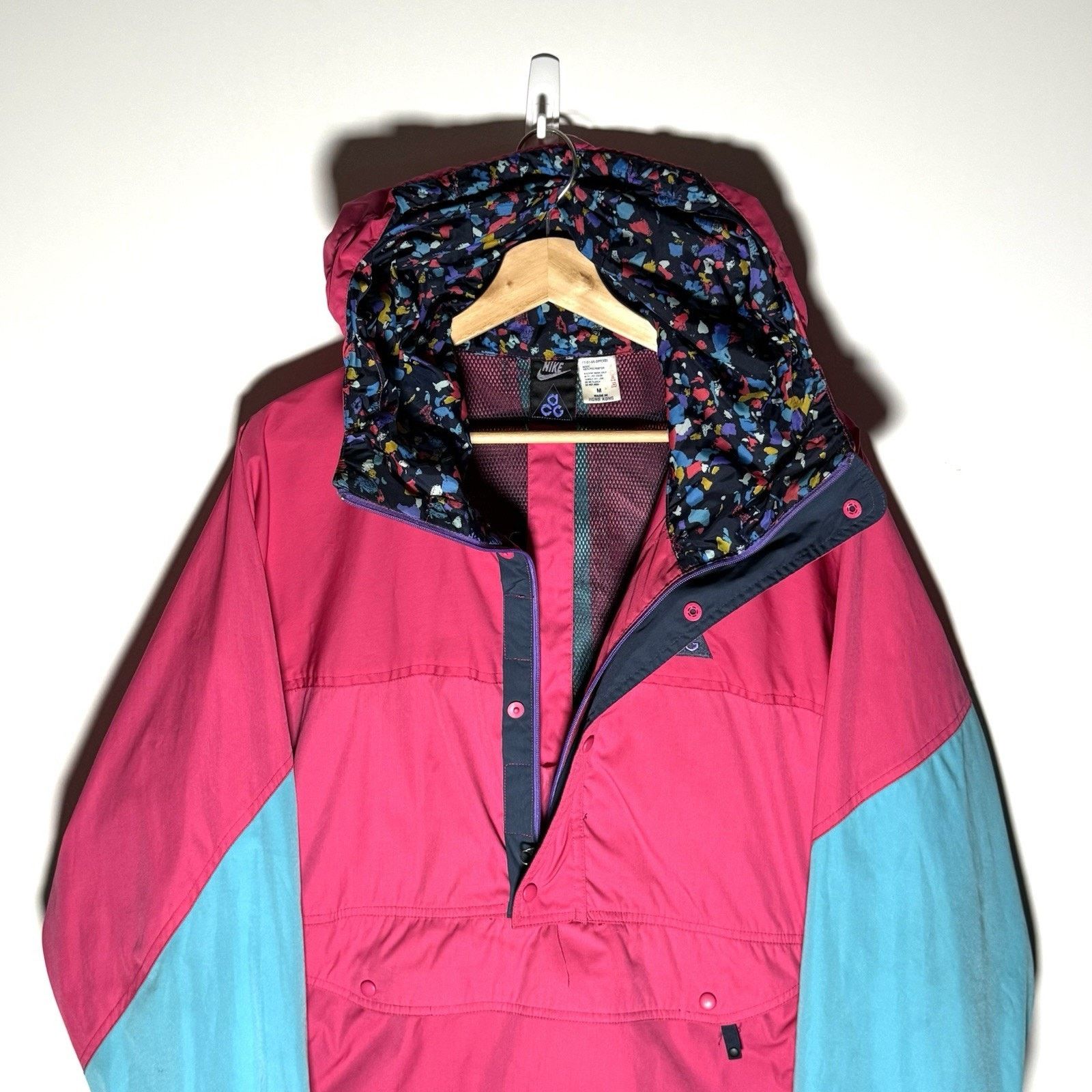 Nike × Nike ACG × Vintage RARE VTG 1990’s Nike ACG Pullover Anorak Windbreaker Med Size US L / EU 52-54 / 3 - 12 Thumbnail
