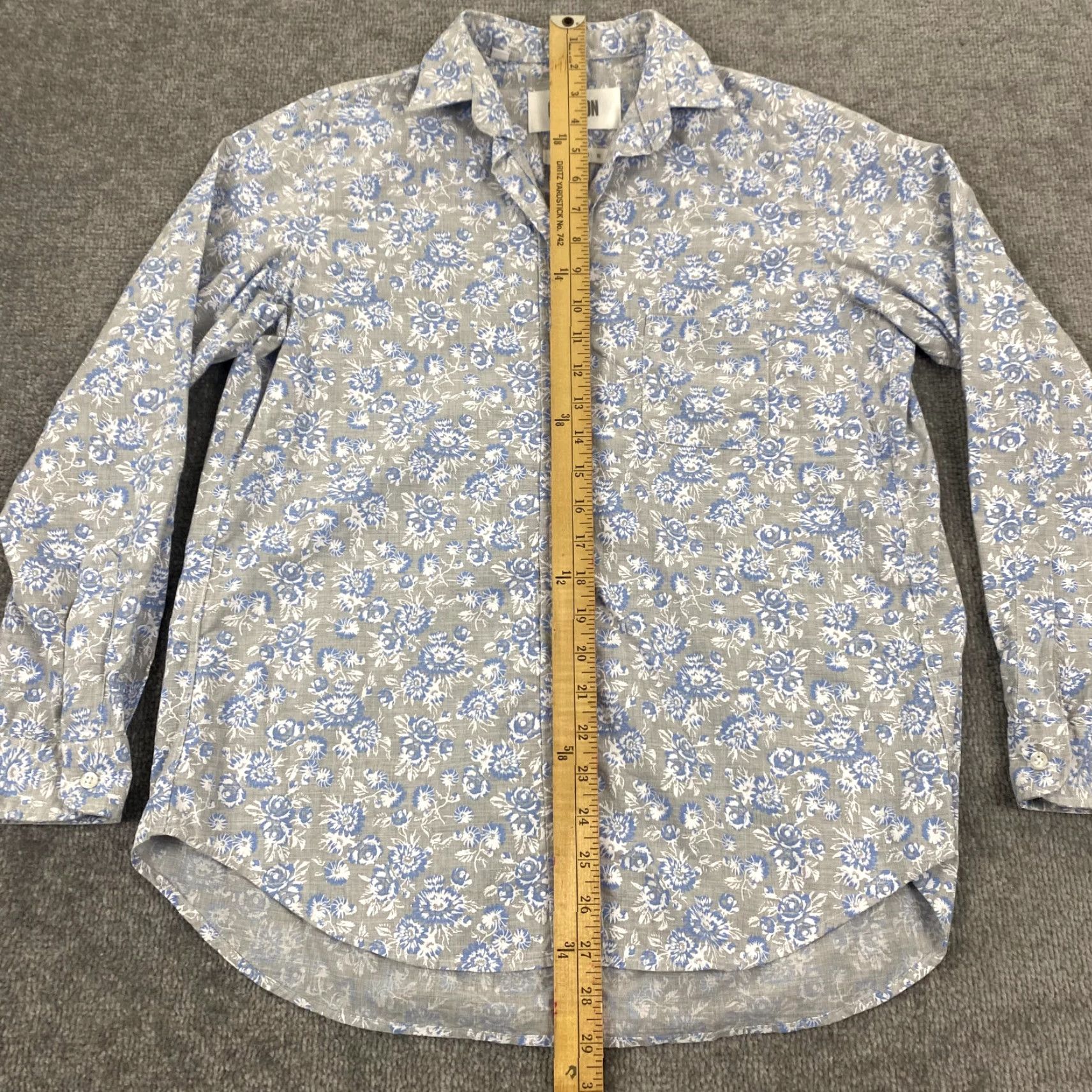 Frank & Eileen GRAYSON Shirt Womens Size 2 Small Floral The Hero Frank & Eileen Button Up Top Size XS / US 0-2 / IT 36-38 - 4 Thumbnail