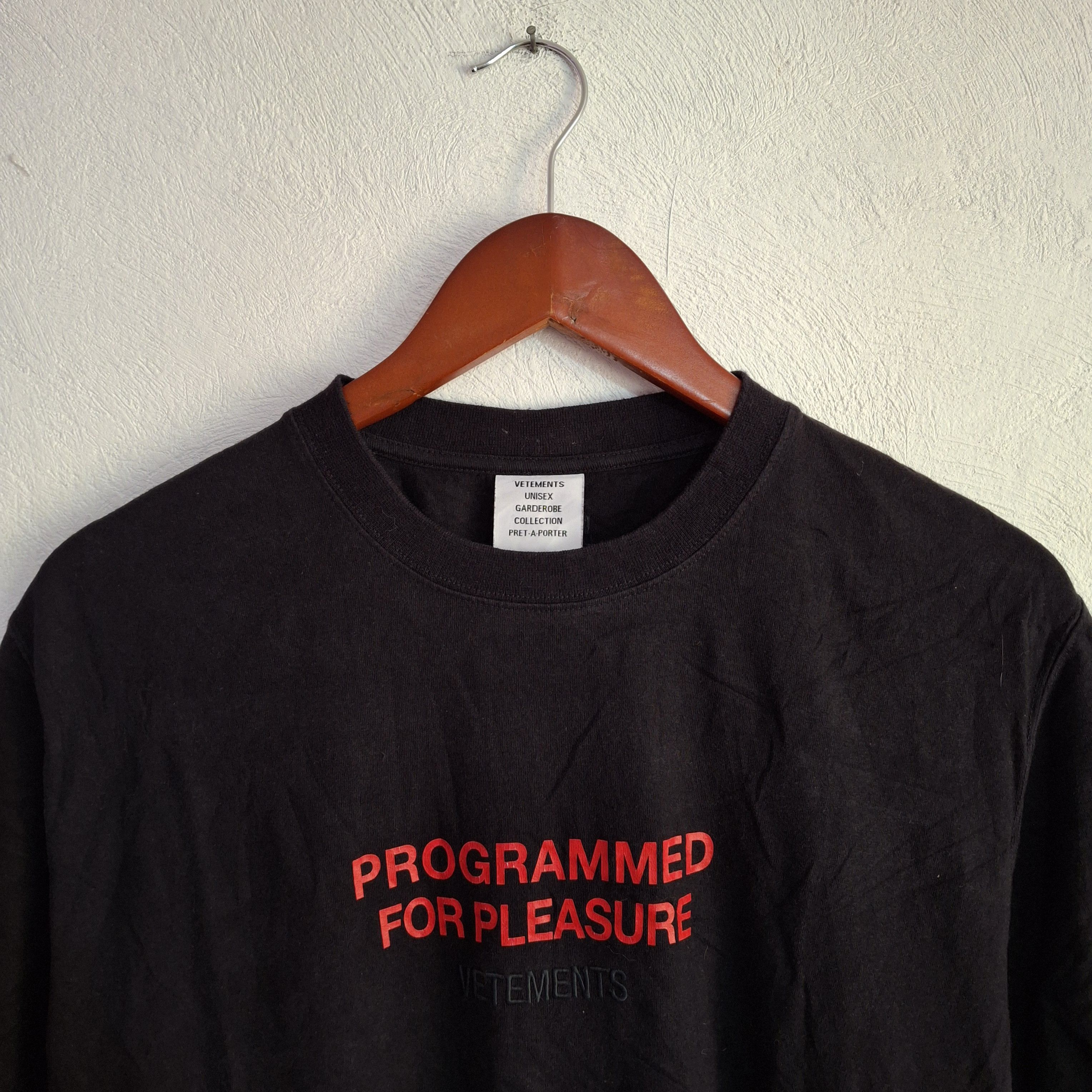 Vetements VETEMENTS PROGRAMMED FOR PLEASURE Size US M / EU 48-50 / 2 - 2 Thumbnail