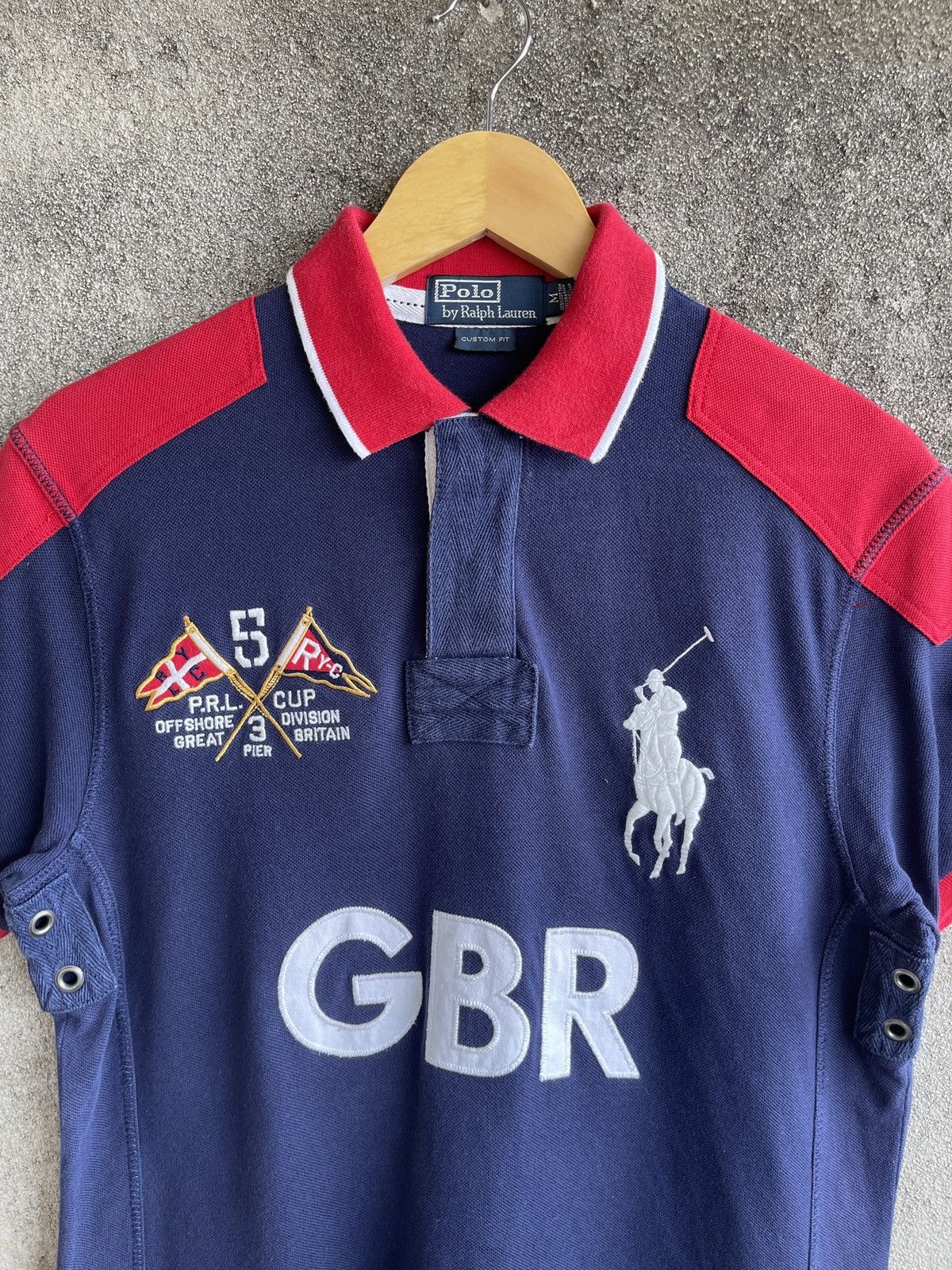 Polo Ralph Lauren Vintage’y2k🔥POLO RALPH LAUREN🔥GREAT BRITAIN 5 Polo Shirt Size US M / EU 48-50 / 2 - 3 Thumbnail