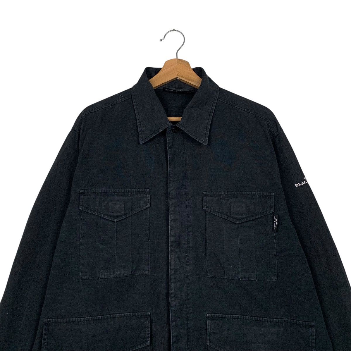 Japanese Brand Japanese Brand Black Biscuit Multipocket Jacket Size US M / EU 48-50 / 2 - 2 Thumbnail