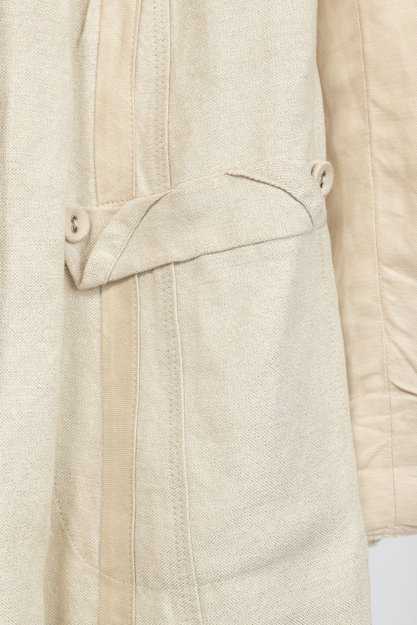 Donna Karan Donna Karan Collection Double-Breasted Linen-Blend Jacket Size M / US 6-8 / IT 42-44 - 7 Thumbnail