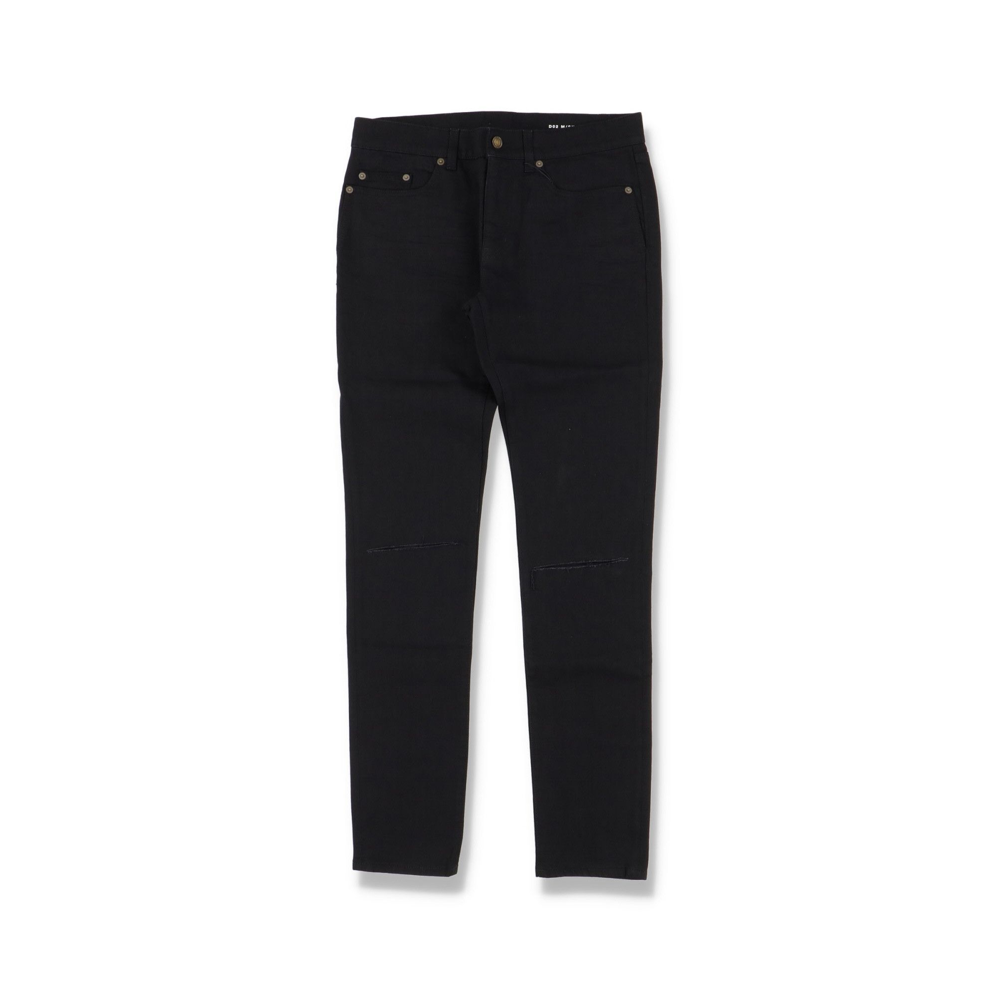 Saint Laurent Paris SLP FW14 D02 Distressed Denim Crash Jeans