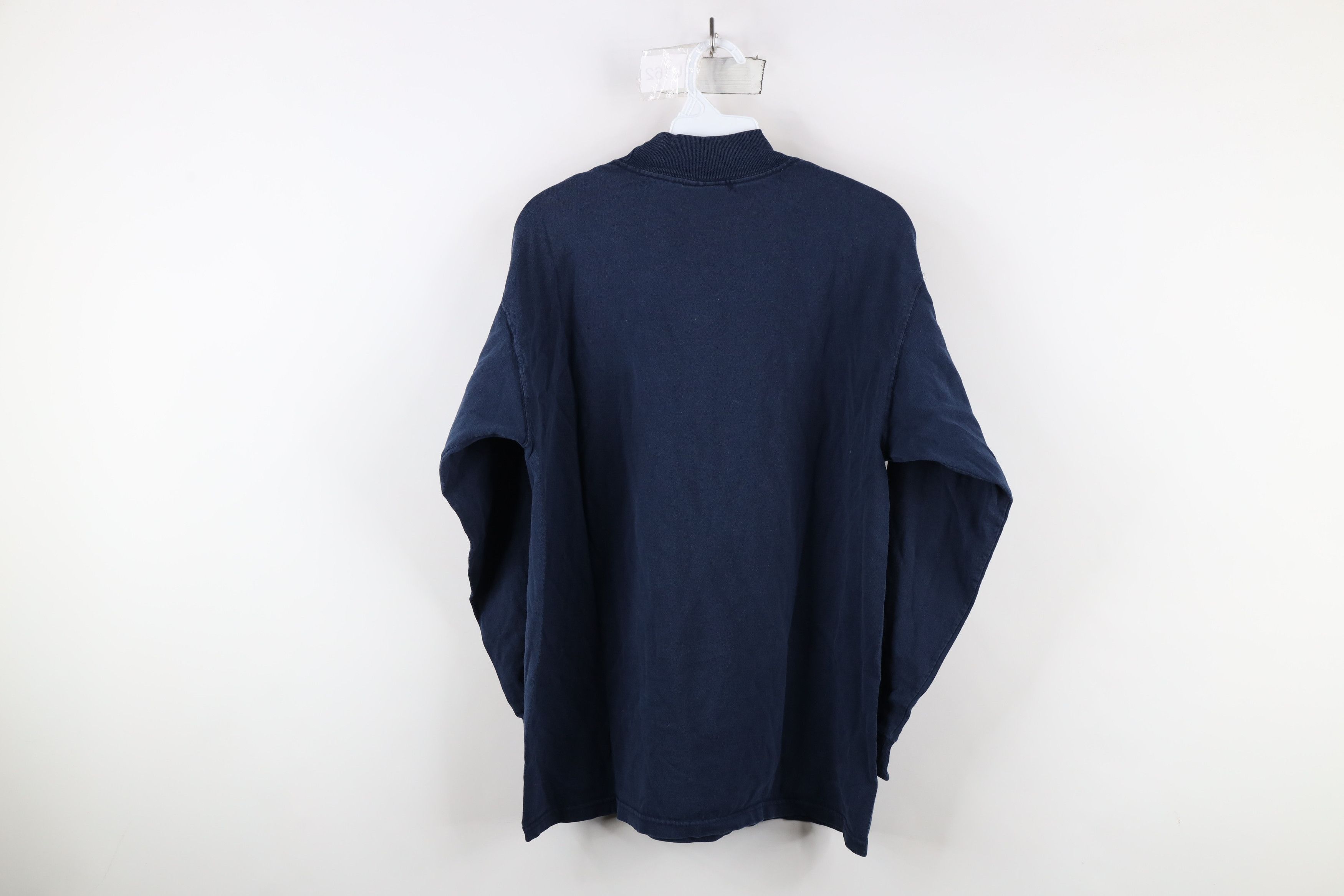 Vintage Vintage 90s Streetwear Mock Neck Long Sleeve T-Shirt Cotton Size US M / EU 48-50 / 2 - 7 Thumbnail