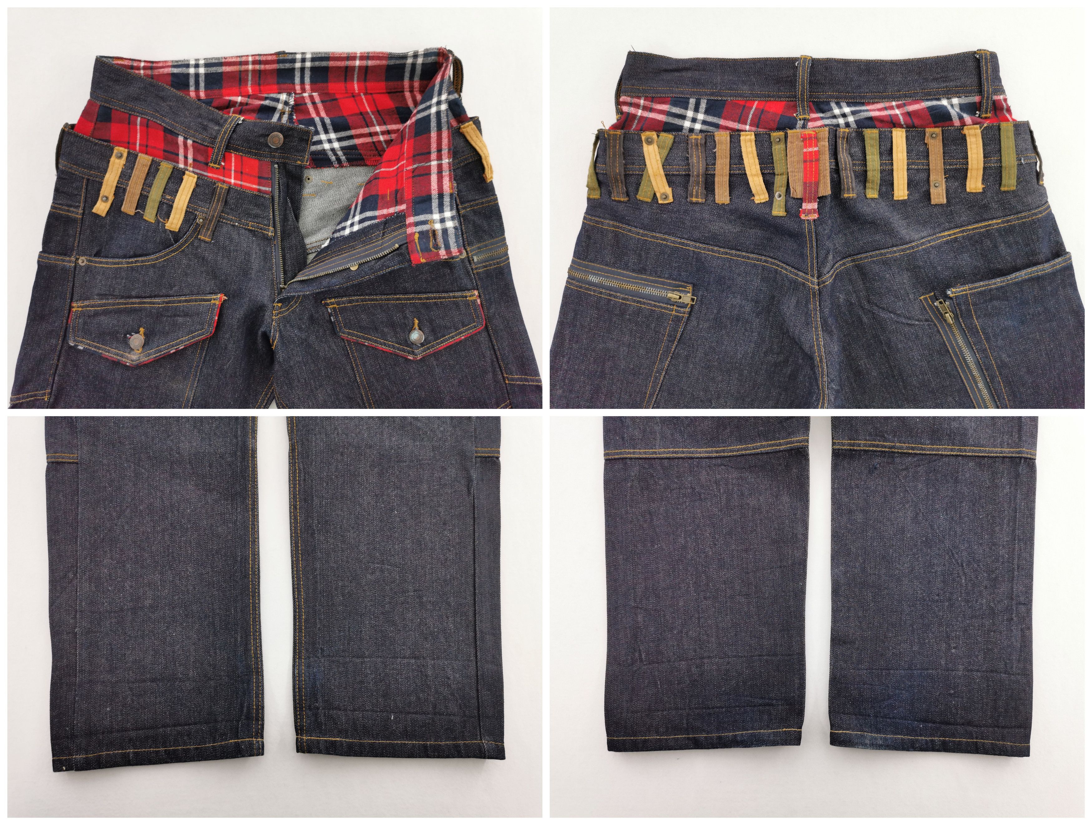Vintage Brth Breath Double Waist Denim Jeans Size US 31 - 7 Thumbnail