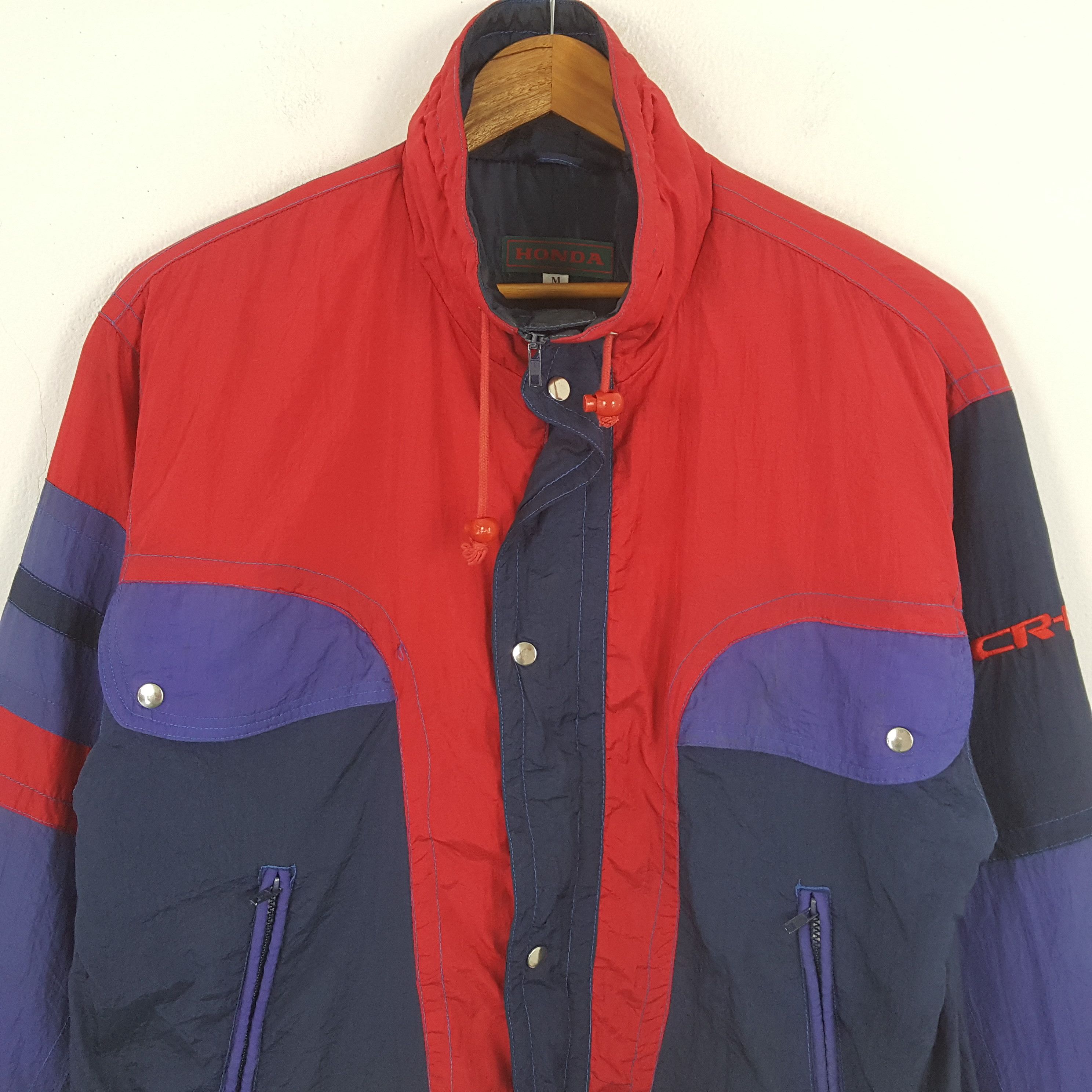 Honda × Vintage Vintage HONDA CRV Japanese Motorsport Custom Jacket Size US XL / EU 56 / 4 - 4 Thumbnail
