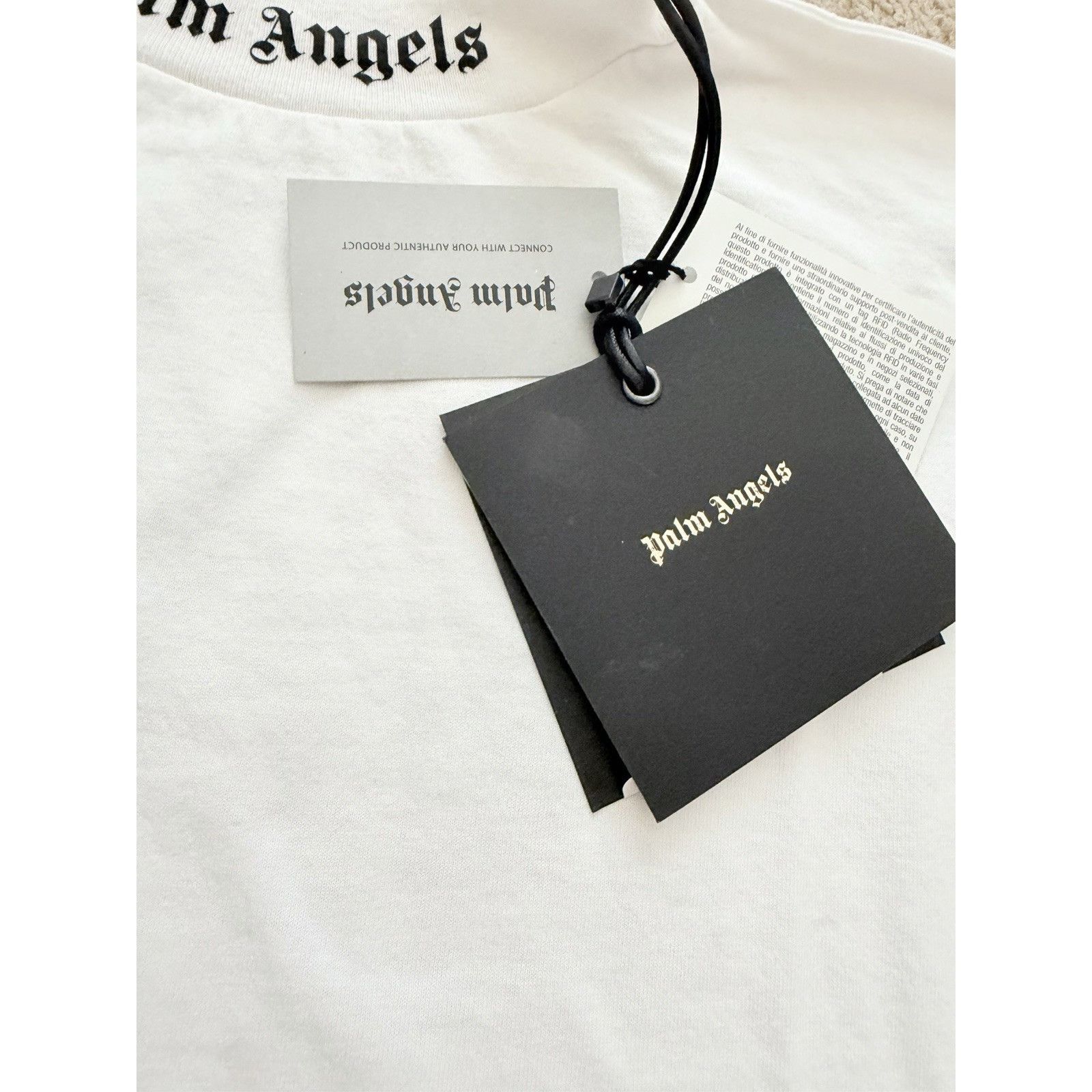 Palm Angels Palm Angel Mens Logo Graphic Tee T-Shirt $330 White Size S Size US S / EU 44-46 / 1 - 6 Thumbnail