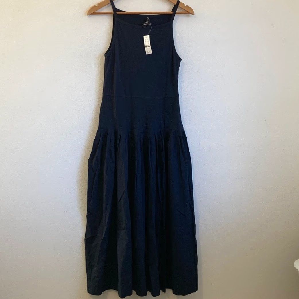 j crew navy blue dress Alejandrea Corset Mini Dress Blue