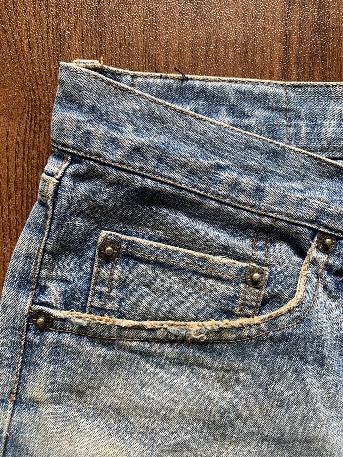 PPFM PPFM Poem Ecstasy Denim Pants Size US 32 / EU 48 - 6 Thumbnail