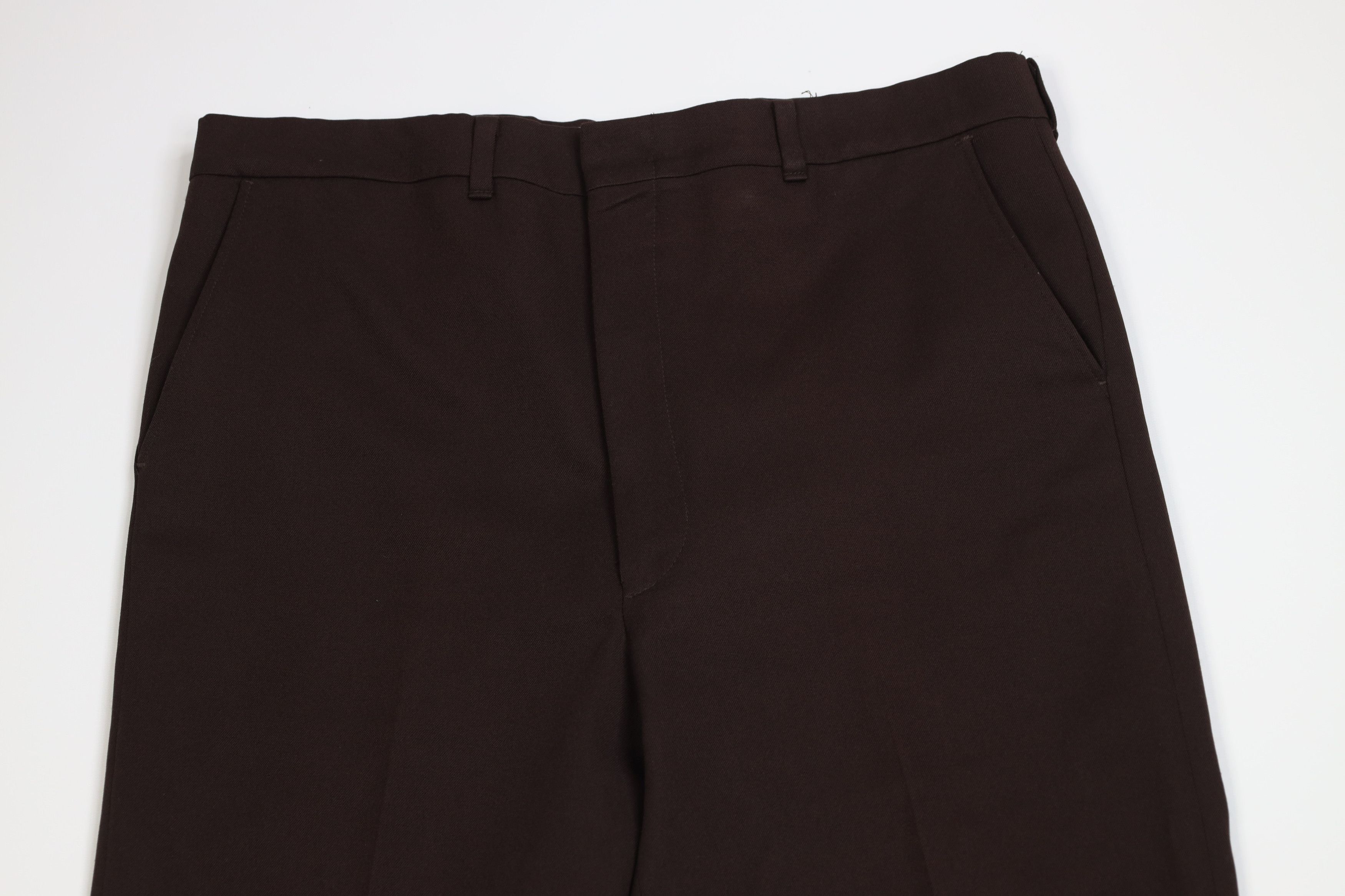 Vintage Vintage 70 Streetwear Flared Wide Leg Chino Pants Brown USA Size US 36 / EU 52 - 2 Thumbnail