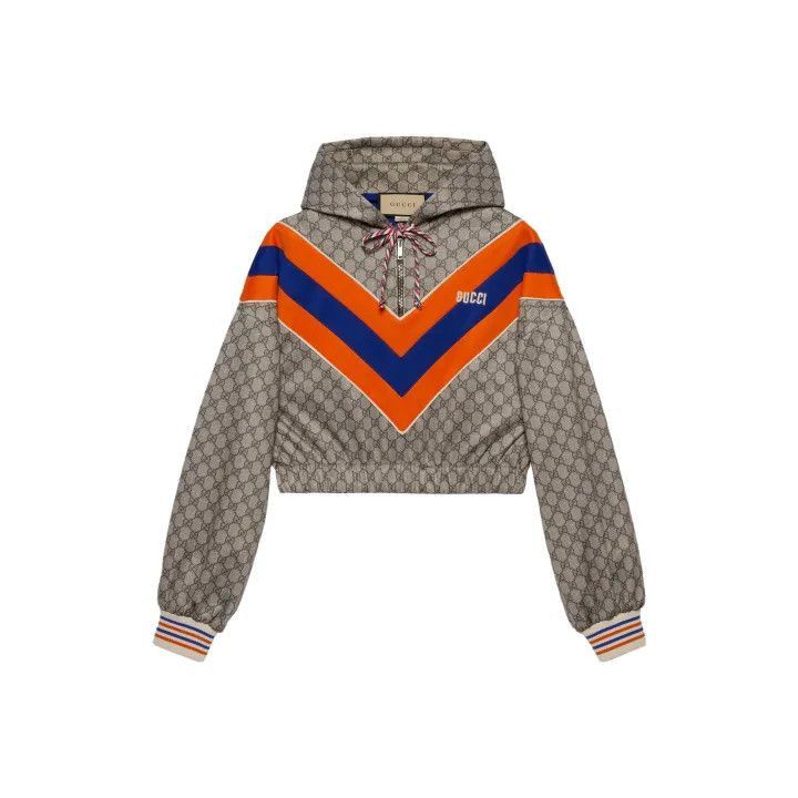 Gucci Gucci SS23 Striped Logo Embroidered Hoodie-2507 Size S / US 4 / IT 40 - 7 Thumbnail