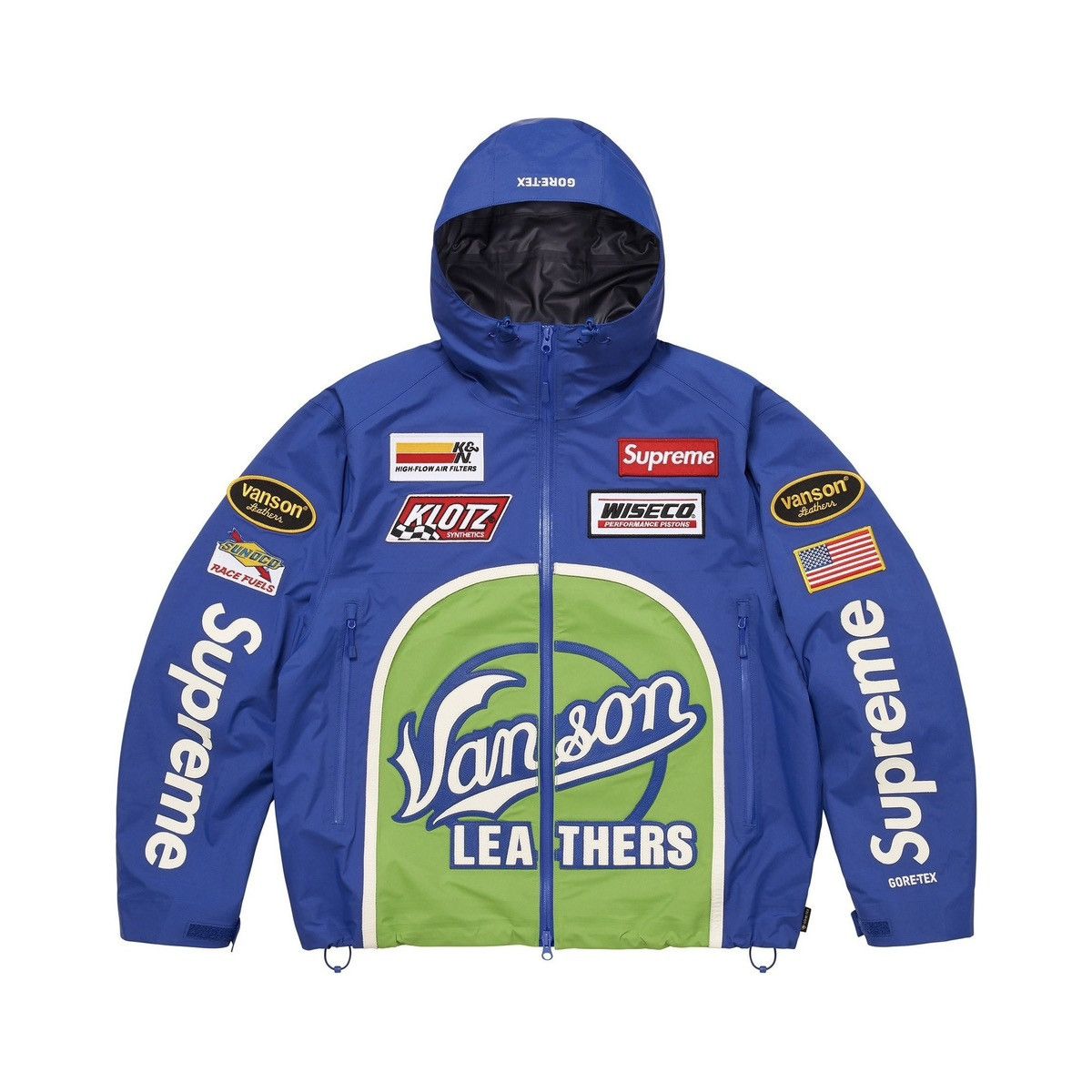 Supreme × Vanson Leathers Supreme Vanson Leathers Hooded Work