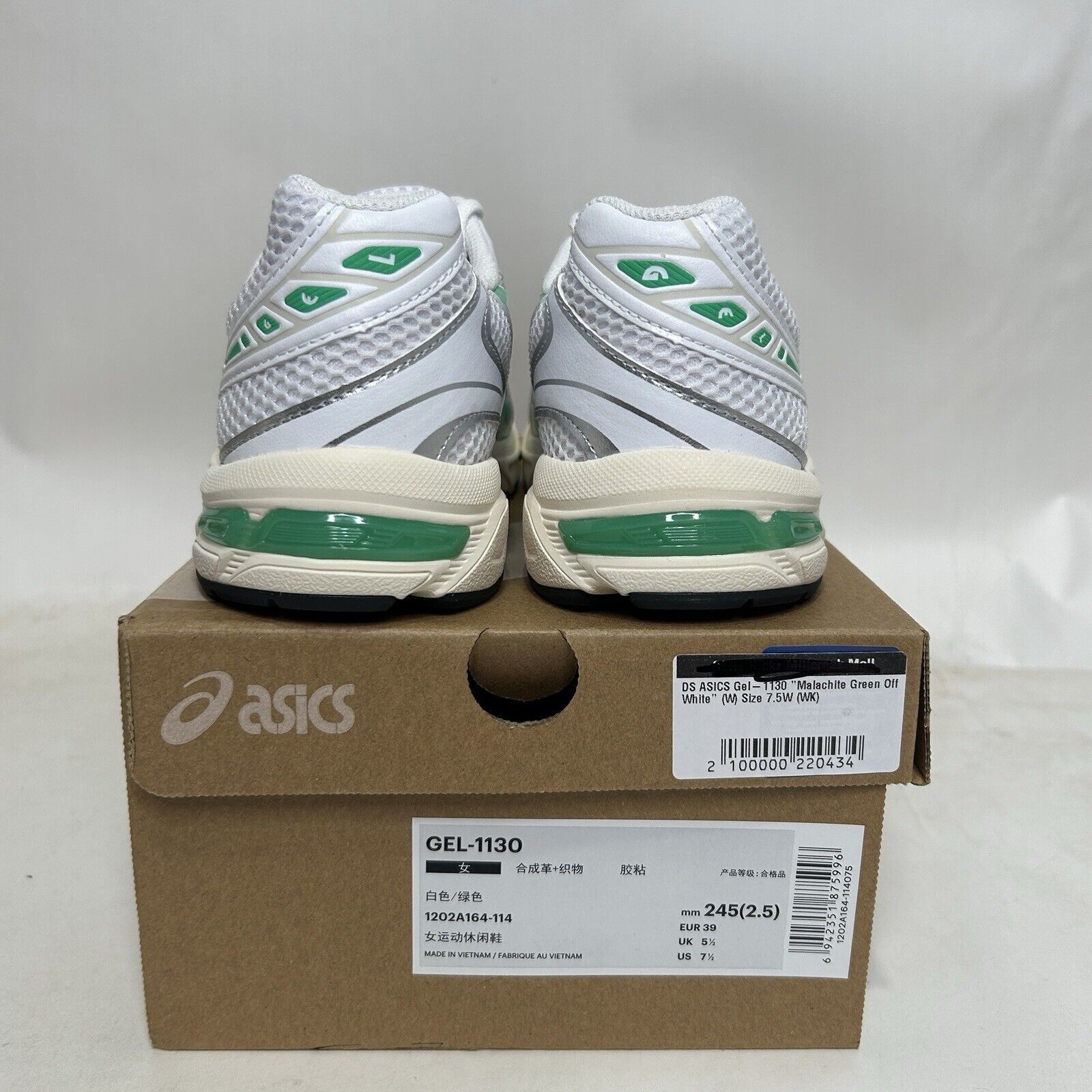 Asics ASICS Gel-1130 “White Malachite Green” 2024 Size US 7.5 / IT 37.5 - 4 Thumbnail