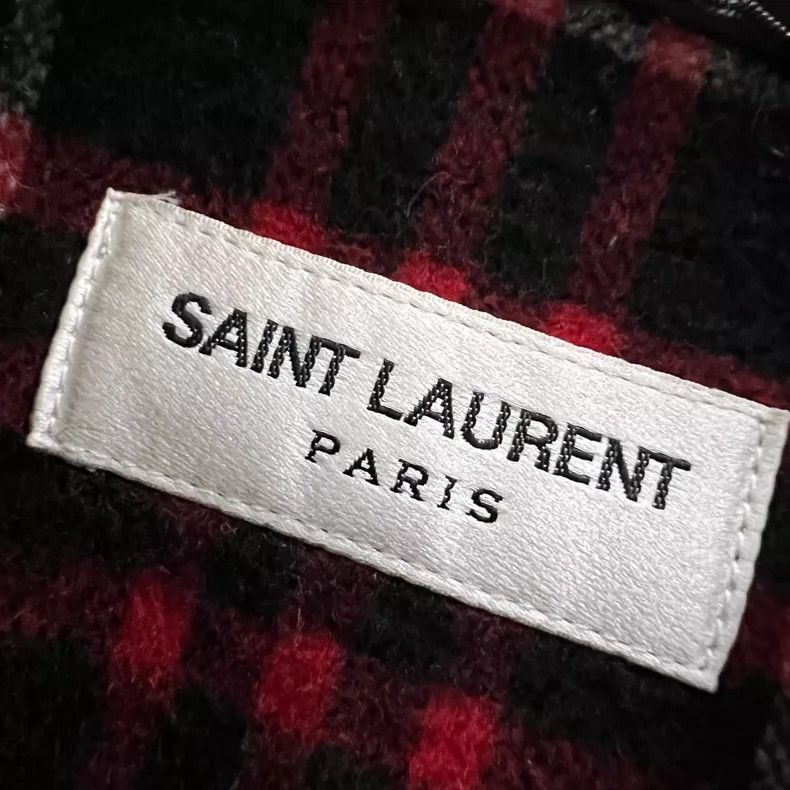 Saint Laurent Paris Saint Laurent Paris Black spliced zipper jacket-2506 Size US M / EU 48-50 / 2 - 3 Thumbnail
