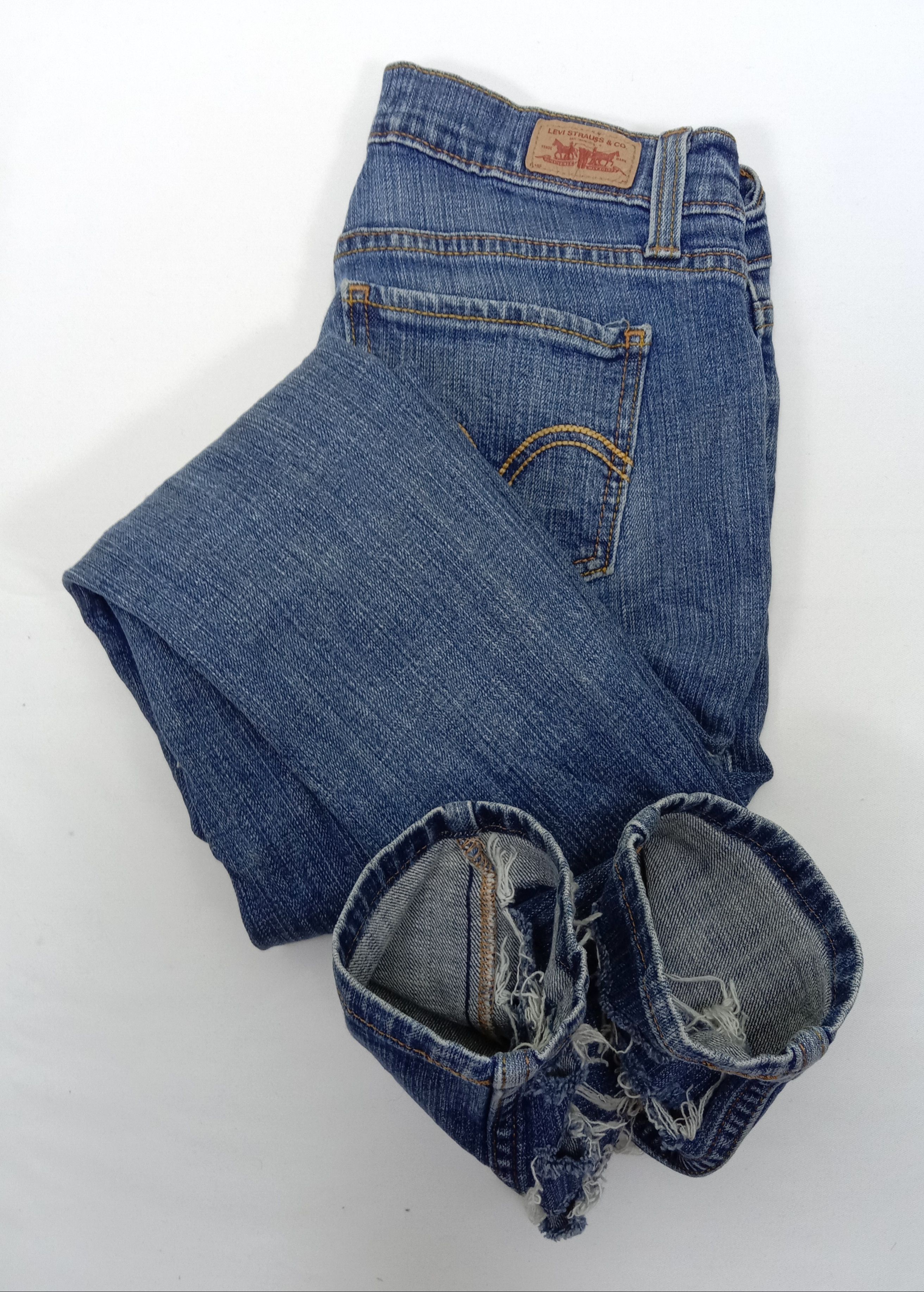 Levi's Ripped Jeans Vintage Levi's 524 Distressed Denim Size 27" / US 4 / IT 40 - 15 Thumbnail