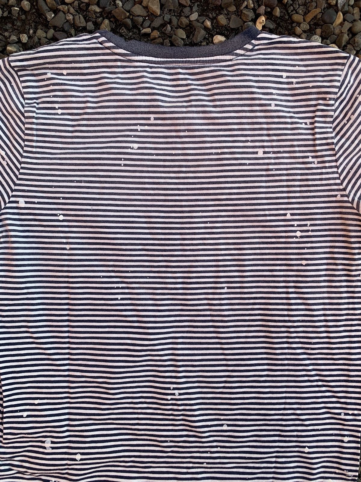 Polo Ralph Lauren Polo Ralph Lauren RL-67 Striped Paint Splatter T-Shirt Size S / US 4 / IT 40 - 8 Thumbnail