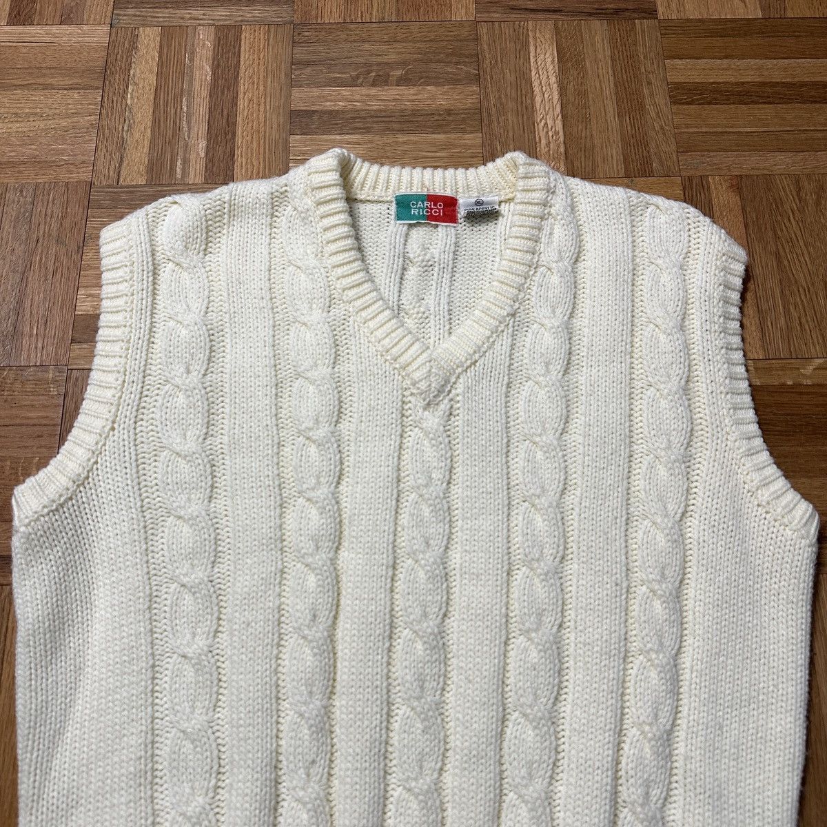 Vintage Vintage Carlo Ricci sweater vest Size US XL / EU 56 / 4 - 3 Thumbnail