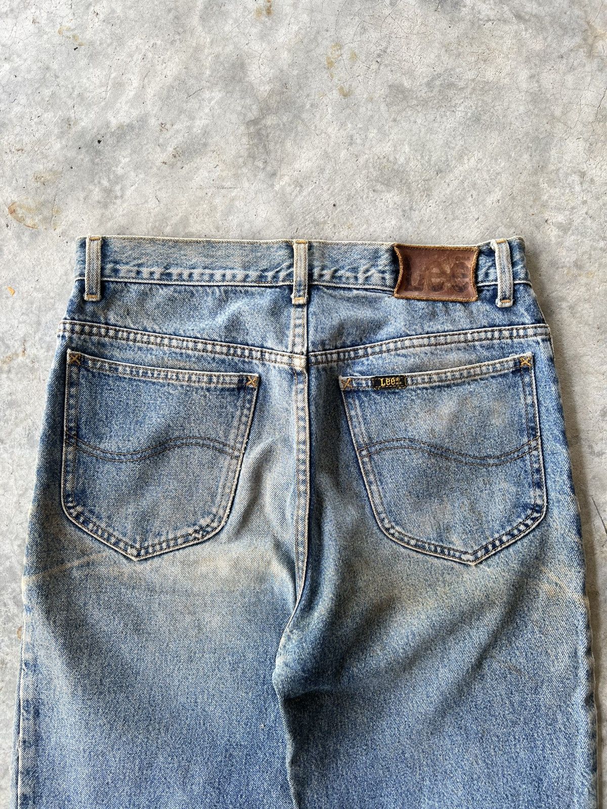 Other Vintage Lee Denim Jeans Size US 30 / EU 46 - 6 Thumbnail