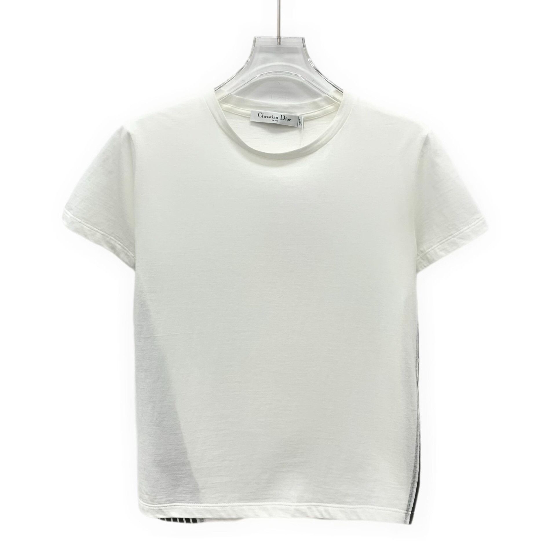 Dior Dior Cotton White T-Shirt XS Women Size XS / US 0-2 / IT 36-38 - 1 Thumbnail