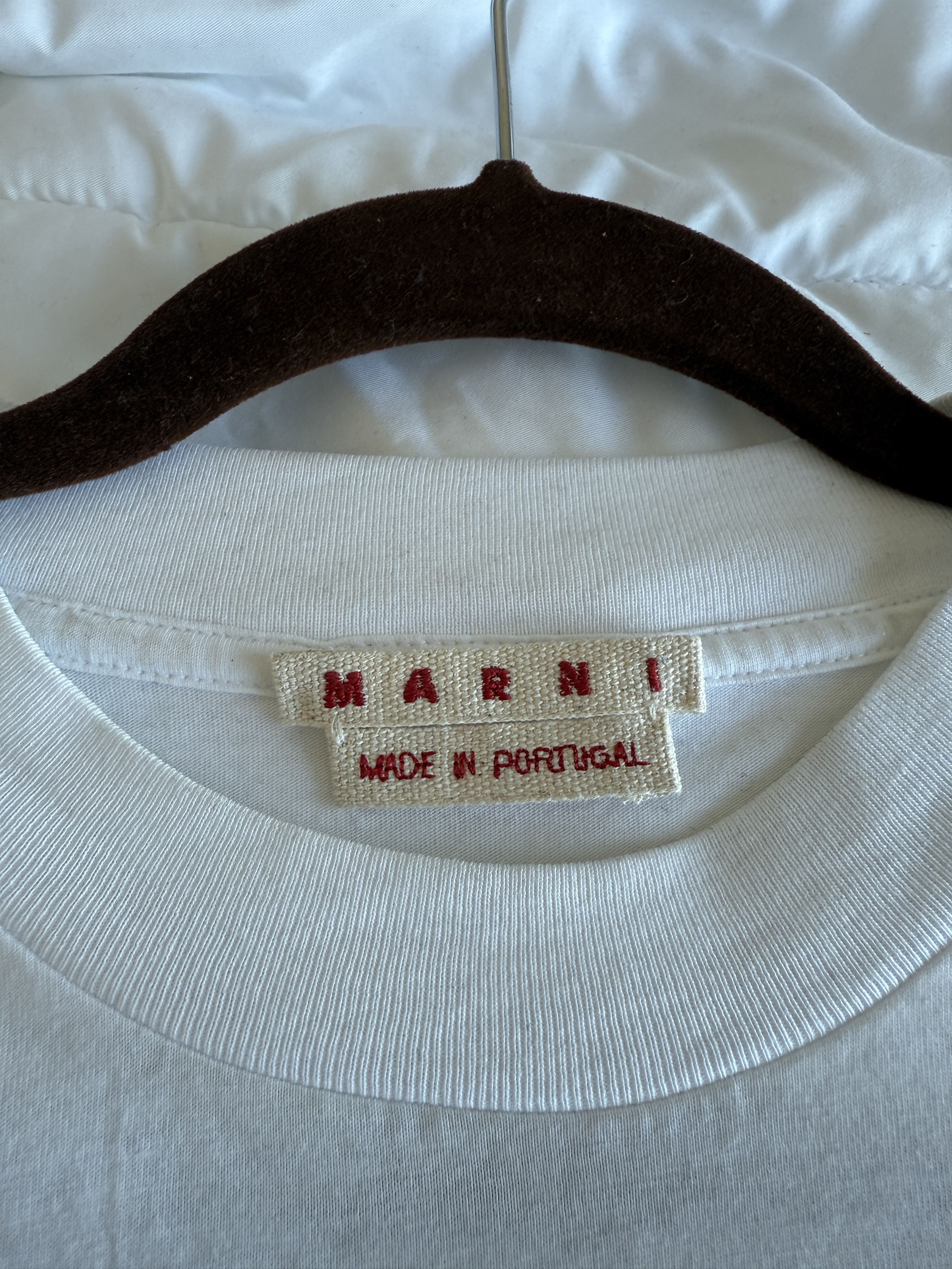 Marni White Marni Relaxed Fit Short Sleeve Size US M / EU 48-50 / 2 - 3 Thumbnail